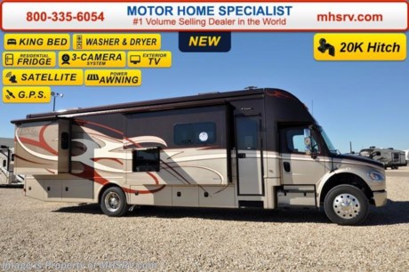 /CO 02/15/16 &lt;a href=&quot;http://www.mhsrv.com/other-rvs-for-sale/dynamax-rv/&quot;&gt;&lt;img src=&quot;http://www.mhsrv.com/images/sold-dynamax.jpg&quot; width=&quot;383&quot; height=&quot;141&quot; border=&quot;0&quot;/&gt;&lt;/a&gt;
&lt;iframe width=&quot;400&quot; height=&quot;300&quot; src=&quot;https://www.youtube.com/embed/scMBAkyf1JU&quot; frameborder=&quot;0&quot; allowfullscreen&gt;&lt;/iframe&gt; The Largest 911 Emergency Inventory Reduction Sale in MHSRV History is Going on NOW! Over 1000 RVs to Choose From at 1 Location!! Offer Ends Feb. 29th, 2016. Sale Price available at MHSRV.com or call 800-335-6054. You&#39;ll be glad you did! *** Family Owned &amp; Operated and the #1 Volume Selling Motor Home Dealer in the World as well as the #1 Dynamax DX3 Dealer in the World.  &lt;object width=&quot;400&quot; height=&quot;300&quot;&gt;&lt;param name=&quot;movie&quot; value=&quot;http://www.youtube.com/v/fBpsq4hH-Ws?version=3&amp;amp;hl=en_US&quot;&gt;&lt;/param&gt;&lt;param name=&quot;allowFullScreen&quot; value=&quot;true&quot;&gt;&lt;/param&gt;&lt;param name=&quot;allowscriptaccess&quot; value=&quot;always&quot;&gt;&lt;/param&gt;&lt;embed src=&quot;http://www.youtube.com/v/fBpsq4hH-Ws?version=3&amp;amp;hl=en_US&quot; type=&quot;application/x-shockwave-flash&quot; width=&quot;400&quot; height=&quot;300&quot; allowscriptaccess=&quot;always&quot; allowfullscreen=&quot;true&quot;&gt;&lt;/embed&gt;&lt;/object&gt;
MSRP $312,127. 2016 DynaMax DX3 model 37TS with 3 slides. Perhaps the most luxurious yet affordable Super C motor home on the market! New features for 2016 include the exclusive D-Max design which maximizes structural integrity &amp; stability, Blistein oversized shock absorbers, newly designed aerodynamic fiberglass front &amp; rear caps, vacuum-Laminated 2&quot; insulated floor, one-piece fiberglass roof, Roto-Formed ribbed storage compartments, side-hinged aluminum compartment doors with paddle latches, integrated Carefree Mirage roof-mounted awnings with LED lighting, heavy duty electric triple series 25 entry step, clear vision frameless windows, Aqua-Hot Hydronic System, Sani-Con emptying system with macerating pump, luxurious porcelain tile flooring, decorative crown molding, MCD day/night shades, solid surface countertops, king size Serta Euro top foam mattress, dual 18,000 BTU A/Cs with heat pumps, 8KW Onan diesel generator, 3,000 watt inverter with low voltage automatic start and 2 upgraded 4D AGM house batteries. This Model 37TS is powered by the upgraded 9.0L Cummins 350HP diesel engine with 1,000 lbs. of torque &amp; massive 33,000 lb. Freightliner M-2 chassis with 20,000 lb. hitch and 4 point fully automatic hydraulic leveling jacks. Options include the Autumn Glimmer full body exterior 4-Color package, Captiva Sands interior and a stackable washer dryer. The DX3 also features a Early American Cherry wood package, an exterior LCD TV &amp; entertainment center, Jacobs C-Brake with low/off/high dash switch, Allison transmission, air brakes with 4 wheel ABS, twin 50 gallon aluminum fuel tanks, electric power windows, remote keyless pad at entry door, 40 inch LCD TV in the living area, Blue-Ray home theater system, In-Motion satellite, flush mounted LED ceiling lights, convection microwave, residential refrigerator, touch screen premium AM/FM/CD/DVD radio, GPS with color monitor, color back-up camera and two color side view cameras.  For additional coach information, brochures, window sticker, videos, photos, DX3 reviews &amp; testimonials as well as additional information about Motor Home Specialist and our manufacturers please visit us at MHSRV .com or call 800-335-6054. At Motor Home Specialist we DO NOT charge any prep or orientation fees like you will find at other dealerships. All sale prices include a 200 point inspection, interior &amp; exterior wash &amp; detail of vehicle, a thorough coach orientation with an MHS technician, an RV Starter&#39;s kit, a nights stay in our delivery park featuring landscaped and covered pads with full hook-ups and much more. WHY PAY MORE?... WHY SETTLE FOR LESS?