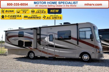 /TX 11-24-15 &lt;a href=&quot;http://www.mhsrv.com/coachmen-rv/&quot;&gt;&lt;img src=&quot;http://www.mhsrv.com/images/sold-coachmen.jpg&quot; width=&quot;383&quot; height=&quot;141&quot; border=&quot;0&quot;/&gt;&lt;/a&gt;
Receive a $1,000 VISA Gift Card with purchase from Motor Home Specialist while supplies last.  Family Owned &amp; Operated and the #1 Volume Selling Motor Home Dealer in the World as well as the #1 Coachmen Dealer in the World. MSRP $119,219. The All New 2016 Coachmen Pursuit 33BHP. This new Class A bunk house motor home is approximately 33 feet in length  with two slides, a Ford V-10 engine and Ford chassis. Options include the Taupe exterior, bedroom TV, side cameras, frameless windows, power heated mirrors, valve stem extensions, pleated day/night shades, 5.5KW Onan generator, 50 amp power, 2nd A/C, automatic levelers, exterior entertainment center, bunk TVs and the Travel Easy Roadside Assistance program. Each Pursuit comes standard with a power drop down overhead bunk, ball bearing drawer guides, hardwood cabinet doors, cockpit table, 32&quot; TV with DVD player, mudroom, pantry, pull-out pantry with counter top, power bath vent, skylight, double coach battery, heated holding tank, cruise control, back up monitor, power entrance step, power patio awning, 5,000 lb. towing hitch with 7-way plug, roof ladder and much more.  For additional coach information, brochures, window sticker, videos, photos, Pursuit RV reviews, testimonials as well as additional information about Motor Home Specialist and our manufacturers&#39; please visit us at MHSRV .com or call 800-335-6054. At Motor Home Specialist we DO NOT charge any prep or orientation fees like you will find at other dealerships. All sale prices include a 200 point inspection, interior and exterior wash &amp; detail of vehicle, a thorough coach orientation with an MHSRV technician, an RV Starter&#39;s kit, a night stay in our delivery park featuring landscaped and covered pads with full hook-ups and much more. Free airport shuttle available with purchase for out-of-town buyers. WHY PAY MORE?... WHY SETTLE FOR LESS? 