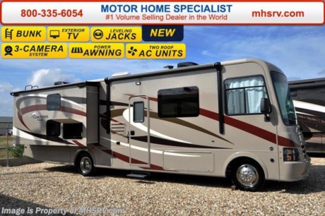 /AZ 6-8-16 &lt;a href=&quot;http://www.mhsrv.com/coachmen-rv/&quot;&gt;&lt;img src=&quot;http://www.mhsrv.com/images/sold-coachmen.jpg&quot; width=&quot;383&quot; height=&quot;141&quot; border=&quot;0&quot;/&gt;&lt;/a&gt;
Family Owned &amp; Operated and the #1 Volume Selling Motor Home Dealer in the World as well as the #1 Coachmen Dealer in the World. MSRP $119,219. The All New 2016 Coachmen Pursuit 33BHP. This new Class A bunk house motor home is approximately 33 feet in length  with two slides, a Ford V-10 engine and Ford chassis. Options include the Taupe exterior, bedroom TV, side cameras, frameless windows, power heated mirrors, valve stem extensions, pleated day/night shades, 5.5KW Onan generator, 50 amp power, 2nd A/C, automatic levelers, exterior entertainment center, bunk TVs and the Travel Easy Roadside Assistance program. Each Pursuit comes standard with a power drop down overhead bunk, ball bearing drawer guides, hardwood cabinet doors, cockpit table, 32&quot; TV with DVD player, mudroom, pantry, pull-out pantry with counter top, power bath vent, skylight, double coach battery, heated holding tank, cruise control, back up monitor, power entrance step, power patio awning, 5,000 lb. towing hitch with 7-way plug, roof ladder and much more.  For additional coach information, brochures, window sticker, videos, photos, Pursuit RV reviews, testimonials as well as additional information about Motor Home Specialist and our manufacturers&#39; please visit us at MHSRV .com or call 800-335-6054. At Motor Home Specialist we DO NOT charge any prep or orientation fees like you will find at other dealerships. All sale prices include a 200 point inspection, interior and exterior wash &amp; detail of vehicle, a thorough coach orientation with an MHSRV technician, an RV Starter&#39;s kit, a night stay in our delivery park featuring landscaped and covered pads with full hook-ups and much more. Free airport shuttle available with purchase for out-of-town buyers. WHY PAY MORE?... WHY SETTLE FOR LESS? 