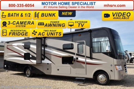 /TX 1/18/16 &lt;a href=&quot;http://www.mhsrv.com/coachmen-rv/&quot;&gt;&lt;img src=&quot;http://www.mhsrv.com/images/sold-coachmen.jpg&quot; width=&quot;383&quot; height=&quot;141&quot; border=&quot;0&quot;/&gt;&lt;/a&gt;
&lt;iframe width=&quot;400&quot; height=&quot;300&quot; src=&quot;https://www.youtube.com/embed/scMBAkyf1JU&quot; frameborder=&quot;0&quot; allowfullscreen&gt;&lt;/iframe&gt; The Largest 911 Emergency Inventory Reduction Sale in MHSRV History is Going on NOW! Over 1000 RVs to Choose From at 1 Location!! Offer Ends Feb. 29th, 2016. Sale Price available at MHSRV.com or call 800-335-6054. You&#39;ll be glad you did! ***  Family Owned &amp; Operated and the #1 Volume Selling Motor Home Dealer in the World as well as the #1 Coachmen Dealer in the World. &lt;iframe width=&quot;400&quot; height=&quot;300&quot; src=&quot;https://www.youtube.com/embed/sYHR4QtB5TY&quot; frameborder=&quot;0&quot; allowfullscreen&gt;&lt;/iframe&gt; 
MSRP $138,089 - New 2016 Coachmen Mirada Model 35BH bath &amp; 1/2 bunk model. It measures approximately 36 feet 10 inches in length. Options include valve stem extensions, (2) bunk TVs, bedroom TV/DVD player, power drop down bunk, mattress upgrade, stainless steel appliance package, frameless windows, side cameras, power heated mirrors, gas/electric water heater, exterior entertainment center and the Travel Easy Roadside Assistance. Standards include a 5.5 Onan generator, ball bearing drawer guides, reclining/swivel pilot seats, power windshield shade, pass-thru storage, power patio awning, automatic leveling jacks, back up camera, tile back-splash, large bedroom TV and much more. For additional coach information, brochure, window sticker, videos, photos, Mirada customer reviews &amp; testimonials please visit Motor Home Specialist at MHSRV .com or call 800-335-6054. At Motor Home Specialist we DO NOT charge any prep or orientation fees like you will find at other dealerships. All sale prices include a 200 point inspection, interior and exterior wash &amp; detail of vehicle, a thorough coach orientation with an MHS technician, an RV Starter&#39;s kit, a night stay in our delivery park featuring landscaped and covered pads with full hook-ups and much more. Free airport shuttle available with purchase for out-of-town buyers. WHY PAY MORE?... WHY SETTLE FOR LESS? 