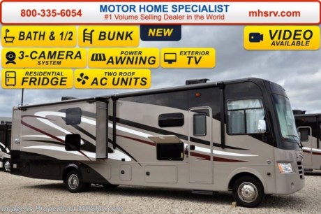 /TX  4/26/16 &lt;a href=&quot;http://www.mhsrv.com/coachmen-rv/&quot;&gt;&lt;img src=&quot;http://www.mhsrv.com/images/sold-coachmen.jpg&quot; width=&quot;383&quot; height=&quot;141&quot; border=&quot;0&quot;/&gt;&lt;/a&gt;
  Family Owned &amp; Operated and the #1 Volume Selling Motor Home Dealer in the World as well as the #1 Coachmen Dealer in the World. &lt;iframe width=&quot;400&quot; height=&quot;300&quot; src=&quot;https://www.youtube.com/embed/sYHR4QtB5TY&quot; frameborder=&quot;0&quot; allowfullscreen&gt;&lt;/iframe&gt; 
MSRP $138,532 - New 2016 Coachmen Mirada Model 35BH bath &amp; 1/2 bunk model. It measures approximately 36 feet 10 inches in length. Options include the Honey Glazed Maple wood package, valve stem extensions, (2) bunk TVs, bedroom TV/DVD player, power drop down bunk, mattress upgrade, stainless steel appliance package, frameless windows, side cameras, power heated mirrors, gas/electric water heater, exterior entertainment center and the Travel Easy Roadside Assistance. Standards include a 5.5 Onan generator, ball bearing drawer guides, reclining/swivel pilot seats, power windshield shade, pass-thru storage, power patio awning, automatic leveling jacks, back up camera, tile back-splash, large bedroom TV and much more. For additional coach information, brochure, window sticker, videos, photos, Mirada customer reviews &amp; testimonials please visit Motor Home Specialist at MHSRV .com or call 800-335-6054. At Motor Home Specialist we DO NOT charge any prep or orientation fees like you will find at other dealerships. All sale prices include a 200 point inspection, interior and exterior wash &amp; detail of vehicle, a thorough coach orientation with an MHS technician, an RV Starter&#39;s kit, a night stay in our delivery park featuring landscaped and covered pads with full hook-ups and much more. Free airport shuttle available with purchase for out-of-town buyers. WHY PAY MORE?... WHY SETTLE FOR LESS? 