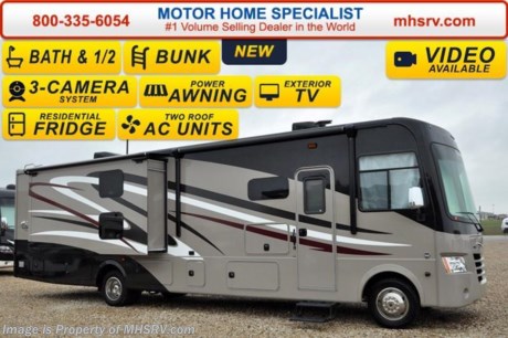 /CA  4/26/16 &lt;a href=&quot;http://www.mhsrv.com/coachmen-rv/&quot;&gt;&lt;img src=&quot;http://www.mhsrv.com/images/sold-coachmen.jpg&quot; width=&quot;383&quot; height=&quot;141&quot; border=&quot;0&quot;/&gt;&lt;/a&gt;
Family Owned &amp; Operated and the #1 Volume Selling Motor Home Dealer in the World as well as the #1 Coachmen Dealer in the World. &lt;iframe width=&quot;400&quot; height=&quot;300&quot; src=&quot;https://www.youtube.com/embed/sYHR4QtB5TY&quot; frameborder=&quot;0&quot; allowfullscreen&gt;&lt;/iframe&gt; 
MSRP $138,089 - New 2016 Coachmen Mirada Model 35BH bath &amp; 1/2 bunk model. It measures approximately 36 feet 10 inches in length. Options include valve stem extensions, (2) bunk TVs, bedroom TV/DVD player, power drop down bunk, mattress upgrade, stainless steel appliance package, frameless windows, side cameras, power heated mirrors, gas/electric water heater, exterior entertainment center and the Travel Easy Roadside Assistance. Standards include a 5.5 Onan generator, ball bearing drawer guides, reclining/swivel pilot seats, power windshield shade, pass-thru storage, power patio awning, automatic leveling jacks, back up camera, tile back-splash, large bedroom TV and much more. For additional coach information, brochure, window sticker, videos, photos, Mirada customer reviews &amp; testimonials please visit Motor Home Specialist at MHSRV .com or call 800-335-6054. At Motor Home Specialist we DO NOT charge any prep or orientation fees like you will find at other dealerships. All sale prices include a 200 point inspection, interior and exterior wash &amp; detail of vehicle, a thorough coach orientation with an MHS technician, an RV Starter&#39;s kit, a night stay in our delivery park featuring landscaped and covered pads with full hook-ups and much more. Free airport shuttle available with purchase for out-of-town buyers. WHY PAY MORE?... WHY SETTLE FOR LESS? 