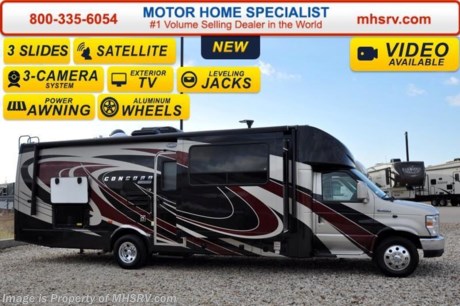 /OH 4/26/16 &lt;a href=&quot;http://www.mhsrv.com/coachmen-rv/&quot;&gt;&lt;img src=&quot;http://www.mhsrv.com/images/sold-coachmen.jpg&quot; width=&quot;383&quot; height=&quot;141&quot; border=&quot;0&quot;/&gt;&lt;/a&gt;
Family Owned &amp; Operated and the #1 Volume Selling Motor Home Dealer in the World as well as the #1 Coachmen Dealer in the World. &lt;object width=&quot;400&quot; height=&quot;300&quot;&gt;&lt;param name=&quot;movie&quot; value=&quot;//www.youtube.com/v/tu63TyI-F-A?hl=en_US&amp;amp;version=3&quot;&gt;&lt;/param&gt;&lt;param name=&quot;allowFullScreen&quot; value=&quot;true&quot;&gt;&lt;/param&gt;&lt;param name=&quot;allowscriptaccess&quot; value=&quot;always&quot;&gt;&lt;/param&gt;&lt;embed src=&quot;//www.youtube.com/v/tu63TyI-F-A?hl=en_US&amp;amp;version=3&quot; type=&quot;application/x-shockwave-flash&quot; width=&quot;400&quot; height=&quot;300&quot; allowscriptaccess=&quot;always&quot; allowfullscreen=&quot;true&quot;&gt;&lt;/embed&gt;&lt;/object&gt; MSRP $132,284. New 2016 Coachmen Concord 300TS Banner Edition W/3 Slide-out rooms. This luxury Class B+ RV measures approximately 31 ft. Optional equipment includes removable carpet set, bedroom power vent, hydraulic leveling jacks, aluminum wheels, driver&#39;s and passenger&#39;s swivel front seats, exterior privacy windshield shade, cockpit table, bedroom TV &amp; DVD, King Tailgater Automatic Satellite System w/Dish Receiver, outside entertainment center, second battery, 3-camera monitoring system, 15,000 BTU roof A/C and heat pump upgrade, heated tanks and upper gate valves and the Banner Package which includes fiberglass running boards and fender skirts, LED interior lighting, LED exterior lighting, 4.0 Onan generator, 32 inch TV and DVD player, Bluetooth radio, power awning, power tower, heated and remote exterior mirrors, power step, slide-out awning and 5,000 lb. hitch. A few standard features include the Ford E-450 super duty chassis, Ride-Rite air assist suspension system, exterior speakers &amp; the Azdel super light composite sidewalls. For additional coach information, brochures, window sticker, videos, photos, Concord reviews &amp; testimonials as well as additional information about Motor Home Specialist and our manufacturers&#39; please visit us at MHSRV .com or call 800-335-6054. At Motor Home Specialist we DO NOT charge any prep or orientation fees like you will find at other dealerships. All sale prices include a 200 point inspection, interior &amp; exterior wash &amp; detail of vehicle, a thorough coach orientation with an MHS technician, an RV Starter&#39;s kit, a nights stay in our delivery park featuring landscaped and covered pads with full hook-ups and much more. Free airport shuttle available with purchase for out-of-town buyers. WHY PAY MORE?... WHY SETTLE FOR LESS?