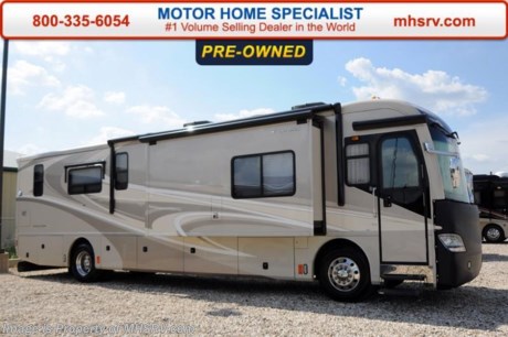 /SOLD 9/28/15 TX
Used Fleetwood RV for Sale- 2008 Fleetwood Revolution LE 40E with 3 slides and 40,267 miles. This RV is approximately 40 feet 7 inches in length with a Cummins 400HP engine, Spartan raised rail chassis, side radiator, power mirrors with heat, GPS, power visors, 2 stage engine brake, 8KW Onan generator with 428 hours, AGS, power patio and doors awnings, window awnings, slide-out room toppers, gas/electric water heater, 50 amp power cord reel, pass-thru storage with side swing baggage doors, 2 half length slide-out cargo trays, aluminum wheels, water filtration system, exterior shower, fiberglass roof with ladder, solar panel, automatic leveling system, 3 camera monitoring system, exterior entertainment center, Magnum inverter, ceramic tile floors, dual pane windows, day/night shades, ceiling fan, convection microwave, 3 burner range with oven, central vacuum, solid surface counter, washer/dryer combo, glass door shower with seat, dual sleep number bed, 2 ducted roof A/C, 2 flat panel TVs and much more. For additional information and photos please visit Motor Home Specialist at www.MHSRV .com or call 800-335-6054.