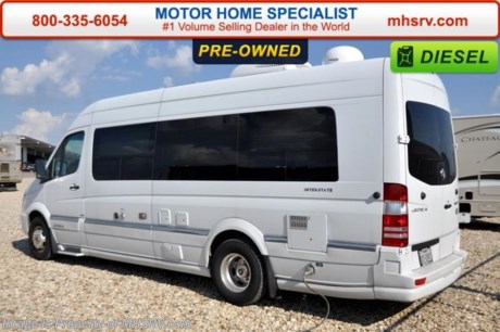 /IL 10-15-15 &lt;a href=&quot;http://www.mhsrv.com/other-rvs-for-sale/airstream-rv/&quot;&gt;&lt;img src=&quot;http://www.mhsrv.com/images/sold-airstream.jpg&quot; width=&quot;383&quot; height=&quot;141&quot; border=&quot;0&quot;/&gt;&lt;/a&gt;
Used Airstream RV for Sale- 2014 Airstream Interstate 3500MB is approximately 24 feet 2 inches in length with 3,122 miles, Mercedez 3.0L Turbo diesel engine, Sprinter chassis,GPS, power windows, gas/electric water heater, power step, aluminum wheels, exterior shower, back up camera, Magnum inverter, sofa with power sleeper, day/night shades, convection microwave, sink covers, all in 1 bath, ducted A/C, 2 LED TVs and much more. For additional information and photos please visit Motor Home Specialist at www.MHSRV .com or call 800-335-6054.