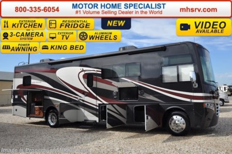 /TX 9/26/16 &lt;a href=&quot;http://www.mhsrv.com/thor-motor-coach/&quot;&gt;&lt;img src=&quot;http://www.mhsrv.com/images/sold-thor.jpg&quot; width=&quot;383&quot; height=&quot;141&quot; border=&quot;0&quot;/&gt;&lt;/a&gt; *Family Owned &amp; Operated and the #1 Volume Selling Motor Home Dealer in the World as well as the #1 Thor Motor Coach Dealer in the World.  
&lt;object width=&quot;400&quot; height=&quot;300&quot;&gt;&lt;param name=&quot;movie&quot; value=&quot;http://www.youtube.com/v/fBpsq4hH-Ws?version=3&amp;amp;hl=en_US&quot;&gt;&lt;/param&gt;&lt;param name=&quot;allowFullScreen&quot; value=&quot;true&quot;&gt;&lt;/param&gt;&lt;param name=&quot;allowscriptaccess&quot; value=&quot;always&quot;&gt;&lt;/param&gt;&lt;embed src=&quot;http://www.youtube.com/v/fBpsq4hH-Ws?version=3&amp;amp;hl=en_US&quot; type=&quot;application/x-shockwave-flash&quot; width=&quot;400&quot; height=&quot;300&quot; allowscriptaccess=&quot;always&quot; allowfullscreen=&quot;true&quot;&gt;&lt;/embed&gt;&lt;/object&gt; 
MSRP $162,638. The New 2016 Thor Motor Coach Miramar 34.4 Model. This luxury class A gas motor home measures approximately 35 feet 10 inches in length and features 2 slides, theater seats, retractable 40&quot; TV and a king size bed. Options include the beautiful full body paint exterior and frameless dual pane windows. The 2016 Thor Motor Coach Miramar also features one of the most impressive lists of standard equipment in the RV industry including a Ford Triton V-10 engine, 5-speed automatic transmission, Ford 22 Series chassis with 22.5 Michelin tires and high polished aluminum wheels, automatic leveling system with touch pad controls, power patio awning with LED lights, frameless windows, slide-out room awning toppers, heated/remote exterior mirrors with integrated side view cameras, side hinged baggage doors, halogen headlamps with LED accent lights, heated and enclosed holding tanks, residential refrigerator, LCD TVs, DVD, 5500 Onan generator, gas/electric water heater and the RAPID CAMP remote system. Rapid Camp allows you to operate your slide-out room, generator, leveling jacks when applicable, power awning, selective lighting and more all from a touchscreen remote control. For additional coach information, brochures, window sticker, videos, photos, Miramar reviews, testimonials as well as additional information about Motor Home Specialist and our manufacturers&#39; please visit us at MHSRV .com or call 800-335-6054. At Motor Home Specialist we DO NOT charge any prep or orientation fees like you will find at other dealerships. All sale prices include a 200 point inspection, interior and exterior wash &amp; detail of vehicle, a thorough coach orientation with an MHS technician, an RV Starter&#39;s kit, a night stay in our delivery park featuring landscaped and covered pads with full hook-ups and much more. Free airport shuttle available with purchase for out-of-town buyers. WHY PAY MORE?... WHY SETTLE FOR LESS? 
&lt;object width=&quot;400&quot; height=&quot;300&quot;&gt;&lt;param name=&quot;movie&quot; value=&quot;//www.youtube.com/v/wsGkgVdi1T8?version=3&amp;amp;hl=en_US&quot;&gt;&lt;/param&gt;&lt;param name=&quot;allowFullScreen&quot; value=&quot;true&quot;&gt;&lt;/param&gt;&lt;param name=&quot;allowscriptaccess&quot; value=&quot;always&quot;&gt;&lt;/param&gt;&lt;embed src=&quot;//www.youtube.com/v/wsGkgVdi1T8?version=3&amp;amp;hl=en_US&quot; type=&quot;application/x-shockwave-flash&quot; width=&quot;400&quot; height=&quot;300&quot; allowscriptaccess=&quot;always&quot; allowfullscreen=&quot;true&quot;&gt;&lt;/embed&gt;&lt;/object&gt;