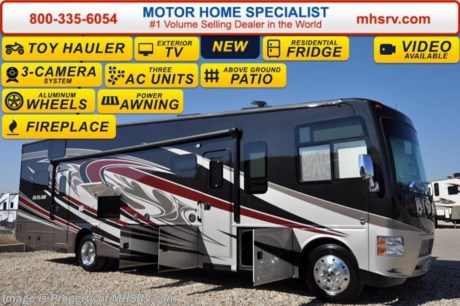 /OH 5-9-16 &lt;a href=&quot;http://www.mhsrv.com/thor-motor-coach/&quot;&gt;&lt;img src=&quot;http://www.mhsrv.com/images/sold-thor.jpg&quot; width=&quot;383&quot; height=&quot;141&quot; border=&quot;0&quot;/&gt;&lt;/a&gt;
*Family Owned &amp; Operated and the #1 Volume Selling Motor Home Dealer in the World as well as the #1 Thor Motor Coach Dealer in the World. &lt;object width=&quot;400&quot; height=&quot;300&quot;&gt;&lt;param name=&quot;movie&quot; value=&quot;http://www.youtube.com/v/fBpsq4hH-Ws?version=3&amp;amp;hl=en_US&quot;&gt;&lt;/param&gt;&lt;param name=&quot;allowFullScreen&quot; value=&quot;true&quot;&gt;&lt;/param&gt;&lt;param name=&quot;allowscriptaccess&quot; value=&quot;always&quot;&gt;&lt;/param&gt;&lt;embed src=&quot;http://www.youtube.com/v/fBpsq4hH-Ws?version=3&amp;amp;hl=en_US&quot; type=&quot;application/x-shockwave-flash&quot; width=&quot;400&quot; height=&quot;300&quot; allowscriptaccess=&quot;always&quot; allowfullscreen=&quot;true&quot;&gt;&lt;/embed&gt;&lt;/object&gt;
MSRP $183,512. New 2016 Thor Motor Coach Outlaw Toy Hauler. Model 37LS with slide-out room, Ford 26-Series chassis with Triton V-10 engine, frameless windows, high polished aluminum wheels, residential refrigerator, electric rear patio awning, roller shades on the driver &amp; passenger windows, as well as drop down ramp door with spring assist &amp; railing for patio use. This unit measures approximately 38 feet 6 inches in length. Options include the beautiful full body exterior, 2 opposing leatherette sofas with sleepers in the garage, electric fireplace with remote, bug screen curtain in the garage and frameless dual pane windows. The Outlaw toy hauler RV has an incredible list of standard features for 2016 including beautiful wood &amp; interior decor packages, (3) LCD TVs including an exterior entertainment center, large living room LCD TV on slide-out and LCD TV in garage. You will also find a premium sound system, (3) A/C units, Bluetooth enable coach radio system with exterior speakers, power patio awing with integrated LED lighting, dual side entrance doors, 1-piece windshield, a 5500 Onan generator, 3 camera monitoring system, automatic leveling system, Soft Touch leather furniture, leatherette sofa with sleeper, day/night shades and much more. For additional coach information, brochures, window sticker, videos, photos, Outlaw reviews, testimonials as well as additional information about Motor Home Specialist and our manufacturers&#39; please visit us at MHSRV .com or call 800-335-6054. At Motor Home Specialist we DO NOT charge any prep or orientation fees like you will find at other dealerships. All sale prices include a 200 point inspection, interior and exterior wash &amp; detail of vehicle, a thorough coach orientation with an MHS technician, an RV Starter&#39;s kit, a night stay in our delivery park featuring landscaped and covered pads with full hookups and much more. Free airport shuttle available with purchase for out-of-town buyers. WHY PAY MORE?... WHY SETTLE FOR LESS?  &lt;object width=&quot;400&quot; height=&quot;300&quot;&gt;&lt;param name=&quot;movie&quot; value=&quot;//www.youtube.com/v/VZXdH99Xe00?hl=en_US&amp;amp;version=3&quot;&gt;&lt;/param&gt;&lt;param name=&quot;allowFullScreen&quot; value=&quot;true&quot;&gt;&lt;/param&gt;&lt;param name=&quot;allowscriptaccess&quot; value=&quot;always&quot;&gt;&lt;/param&gt;&lt;embed src=&quot;//www.youtube.com/v/VZXdH99Xe00?hl=en_US&amp;amp;version=3&quot; type=&quot;application/x-shockwave-flash&quot; width=&quot;400&quot; height=&quot;300&quot; allowscriptaccess=&quot;always&quot; allowfullscreen=&quot;true&quot;&gt;&lt;/embed&gt;&lt;/object&gt;