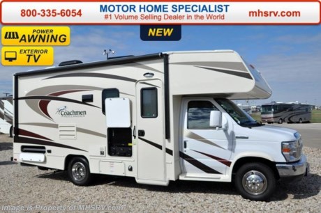 /OK 5-9-16 &lt;a href=&quot;http://www.mhsrv.com/coachmen-rv/&quot;&gt;&lt;img src=&quot;http://www.mhsrv.com/images/sold-coachmen.jpg&quot; width=&quot;383&quot; height=&quot;141&quot; border=&quot;0&quot;/&gt;&lt;/a&gt;
Family Owned &amp; Operated and the #1 Volume Selling Motor Home Dealer in the World as well as the #1 Coachmen Dealer in the World. &lt;object width=&quot;400&quot; height=&quot;300&quot;&gt;&lt;param name=&quot;movie&quot; value=&quot;http://www.youtube.com/v/fBpsq4hH-Ws?version=3&amp;amp;hl=en_US&quot;&gt;&lt;/param&gt;&lt;param name=&quot;allowFullScreen&quot; value=&quot;true&quot;&gt;&lt;/param&gt;&lt;param name=&quot;allowscriptaccess&quot; value=&quot;always&quot;&gt;&lt;/param&gt;&lt;embed src=&quot;http://www.youtube.com/v/fBpsq4hH-Ws?version=3&amp;amp;hl=en_US&quot; type=&quot;application/x-shockwave-flash&quot; width=&quot;400&quot; height=&quot;300&quot; allowscriptaccess=&quot;always&quot; allowfullscreen=&quot;true&quot;&gt;&lt;/embed&gt;&lt;/object&gt;  MSRP $86,579. New 2016 Coachmen Freelander Model 21RSF. This Class C RV measures approximately 24 feet 3 inches in length with a slide and features a large J-Lounge &amp; plenty of sleeping areas. This beautiful class C RV includes Coachmen&#39;s Lead Dog Package featuring tinted windows, 3 burner range with oven, stainless steel wheel inserts, back-up camera, power awning, LED exterior &amp; interior lighting, solar ready, rear ladder, 50 gallon freshwater tank, slide-out awnings (when applicable), 5,000 lb. hitch &amp; wire, glass door shower, Onan generator, 80&quot; long bed, roller bearing drawer glides, Azdel Composite sidewall, Thermo-foil counter-tops and Travel easy roadside assistance.  Additional options include swivel driver &amp; passenger seats, exterior privacy windshield cover, spare tire, exterior camp table, heated tanks, child safety net &amp; ladder, cockpit table, 15.0K BTU A/C with heat pump, upgraded foldable mattress, exterior entertainment center and a coach LCD TV with DVD player. The Coachmen Freelander 21RSF also features a Ford E-350 chassis, Ford V10 engine, a 55 gallon fuel tank and much more. For additional coach information, brochures, window sticker, videos, photos, Freelander reviews, testimonials as well as additional information about Motor Home Specialist and our manufacturers&#39; please visit us at MHSRV .com or call 800-335-6054. At Motor Home Specialist we DO NOT charge any prep or orientation fees like you will find at other dealerships. All sale prices include a 200 point inspection, interior and exterior wash &amp; detail of vehicle, a thorough coach orientation with an MHS technician, an RV Starter&#39;s kit, a night stay in our delivery park featuring landscaped and covered pads with full hook-ups and much more. Free airport shuttle available with purchase for out-of-town buyers. WHY PAY MORE?... WHY SETTLE FOR LESS?  