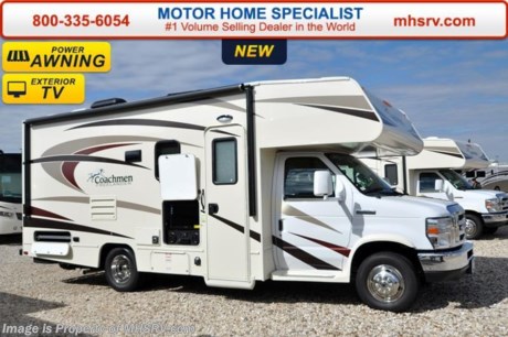 /DE 3-1-16 &lt;a href=&quot;http://www.mhsrv.com/coachmen-rv/&quot;&gt;&lt;img src=&quot;http://www.mhsrv.com/images/sold-coachmen.jpg&quot; width=&quot;383&quot; height=&quot;141&quot; border=&quot;0&quot;/&gt;&lt;/a&gt;
Family Owned &amp; Operated and the #1 Volume Selling Motor Home Dealer in the World as well as the #1 Coachmen Dealer in the World. &lt;object width=&quot;400&quot; height=&quot;300&quot;&gt;&lt;param name=&quot;movie&quot; value=&quot;http://www.youtube.com/v/fBpsq4hH-Ws?version=3&amp;amp;hl=en_US&quot;&gt;&lt;/param&gt;&lt;param name=&quot;allowFullScreen&quot; value=&quot;true&quot;&gt;&lt;/param&gt;&lt;param name=&quot;allowscriptaccess&quot; value=&quot;always&quot;&gt;&lt;/param&gt;&lt;embed src=&quot;http://www.youtube.com/v/fBpsq4hH-Ws?version=3&amp;amp;hl=en_US&quot; type=&quot;application/x-shockwave-flash&quot; width=&quot;400&quot; height=&quot;300&quot; allowscriptaccess=&quot;always&quot; allowfullscreen=&quot;true&quot;&gt;&lt;/embed&gt;&lt;/object&gt;  MSRP $86,623. New 2016 Coachmen Freelander Model 21RSF. This Class C RV measures approximately 24 feet 3 inches in length with a slide and features a large J-Lounge &amp; plenty of sleeping areas. This beautiful class C RV includes Coachmen&#39;s Lead Dog Package featuring tinted windows, 3 burner range with oven, stainless steel wheel inserts, back-up camera, power awning, LED exterior &amp; interior lighting, solar ready, rear ladder, 50 gallon freshwater tank, slide-out awnings (when applicable), 5,000 lb. hitch &amp; wire, glass door shower, Onan generator, 80&quot; long bed, roller bearing drawer glides, Azdel Composite sidewall, Thermo-foil counter-tops and Travel easy roadside assistance.  Additional options include swivel driver &amp; passenger seats, exterior privacy windshield cover, spare tire, exterior camp table, heated tanks, child safety net &amp; ladder, cockpit table, 15.0K BTU A/C with heat pump, upgraded foldable mattress, exterior entertainment center and a coach LCD TV with DVD player. The Coachmen Freelander 21RSF also features a Ford E-350 chassis, Ford V10 engine, a 55 gallon fuel tank and much more. For additional coach information, brochures, window sticker, videos, photos, Freelander reviews, testimonials as well as additional information about Motor Home Specialist and our manufacturers&#39; please visit us at MHSRV .com or call 800-335-6054. At Motor Home Specialist we DO NOT charge any prep or orientation fees like you will find at other dealerships. All sale prices include a 200 point inspection, interior and exterior wash &amp; detail of vehicle, a thorough coach orientation with an MHS technician, an RV Starter&#39;s kit, a night stay in our delivery park featuring landscaped and covered pads with full hook-ups and much more. Free airport shuttle available with purchase for out-of-town buyers. WHY PAY MORE?... WHY SETTLE FOR LESS?  