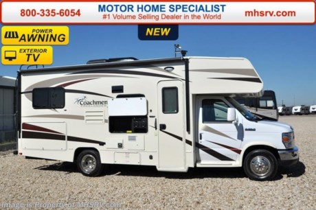 /TX 6/28/16 &lt;a href=&quot;http://www.mhsrv.com/coachmen-rv/&quot;&gt;&lt;img src=&quot;http://www.mhsrv.com/images/sold-coachmen.jpg&quot; width=&quot;383&quot; height=&quot;141&quot; border=&quot;0&quot; /&gt;&lt;/a&gt;  Family Owned &amp; Operated and the #1 Volume Selling Motor Home Dealer in the World as well as the #1 Coachmen Dealer in the World. &lt;object width=&quot;400&quot; height=&quot;300&quot;&gt;&lt;param name=&quot;movie&quot; value=&quot;http://www.youtube.com/v/fBpsq4hH-Ws?version=3&amp;amp;hl=en_US&quot;&gt;&lt;/param&gt;&lt;param name=&quot;allowFullScreen&quot; value=&quot;true&quot;&gt;&lt;/param&gt;&lt;param name=&quot;allowscriptaccess&quot; value=&quot;always&quot;&gt;&lt;/param&gt;&lt;embed src=&quot;http://www.youtube.com/v/fBpsq4hH-Ws?version=3&amp;amp;hl=en_US&quot; type=&quot;application/x-shockwave-flash&quot; width=&quot;400&quot; height=&quot;300&quot; allowscriptaccess=&quot;always&quot; allowfullscreen=&quot;true&quot;&gt;&lt;/embed&gt;&lt;/object&gt;  MSRP $86,144. New 2016 Coachmen Freelander Model 22QBF. This Class C RV measures approximately 24 feet 10 inches in length with a slide and features a U-shaped dinette &amp; plenty of sleeping areas. This beautiful class C RV includes Coachmen&#39;s Lead Dog Package featuring tinted windows, 3 burner range with oven, stainless steel wheel inserts, back-up camera, power awning, LED exterior &amp; interior lighting, solar ready, rear ladder, 50 gallon freshwater tank, slide-out awnings (when applicable), 5,000 lb. hitch &amp; wire, glass door shower, Onan generator, 80&quot; long bed, roller bearing drawer glides, Azdel Composite sidewall, Thermo-foil counter-tops and Travel easy roadside assistance.  Additional options include swivel driver &amp; passenger chairs, exterior privacy windshield covers, spare tire, heated tanks, child safety net and ladder, cockpit table, 15,000 BTU A/C with heat pump, exterior entertainment center and a coach LCD TV with DVD player. The Coachmen Freelander 22QBF also features a Ford E-350 chassis, Ford V10 engine, a 55 gallon fuel tank and much more. For additional coach information, brochures, window sticker, videos, photos, Freelander reviews, testimonials as well as additional information about Motor Home Specialist and our manufacturers&#39; please visit us at MHSRV .com or call 800-335-6054. At Motor Home Specialist we DO NOT charge any prep or orientation fees like you will find at other dealerships. All sale prices include a 200 point inspection, interior and exterior wash &amp; detail of vehicle, a thorough coach orientation with an MHS technician, an RV Starter&#39;s kit, a night stay in our delivery park featuring landscaped and covered pads with full hook-ups and much more. Free airport shuttle available with purchase for out-of-town buyers. WHY PAY MORE?... WHY SETTLE FOR LESS?  