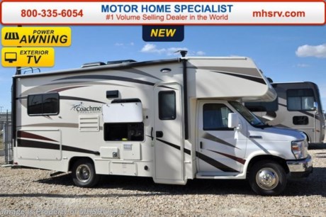 /KS 8-15-16 &lt;a href=&quot;http://www.mhsrv.com/coachmen-rv/&quot;&gt;&lt;img src=&quot;http://www.mhsrv.com/images/sold-coachmen.jpg&quot; width=&quot;383&quot; height=&quot;141&quot; border=&quot;0&quot; /&gt;&lt;/a&gt;    Family Owned &amp; Operated and the #1 Volume Selling Motor Home Dealer in the World as well as the #1 Coachmen Dealer in the World. &lt;object width=&quot;400&quot; height=&quot;300&quot;&gt;&lt;param name=&quot;movie&quot; value=&quot;http://www.youtube.com/v/fBpsq4hH-Ws?version=3&amp;amp;hl=en_US&quot;&gt;&lt;/param&gt;&lt;param name=&quot;allowFullScreen&quot; value=&quot;true&quot;&gt;&lt;/param&gt;&lt;param name=&quot;allowscriptaccess&quot; value=&quot;always&quot;&gt;&lt;/param&gt;&lt;embed src=&quot;http://www.youtube.com/v/fBpsq4hH-Ws?version=3&amp;amp;hl=en_US&quot; type=&quot;application/x-shockwave-flash&quot; width=&quot;400&quot; height=&quot;300&quot; allowscriptaccess=&quot;always&quot; allowfullscreen=&quot;true&quot;&gt;&lt;/embed&gt;&lt;/object&gt;  MSRP $86,144. New 2016 Coachmen Freelander Model 22QBF. This Class C RV measures approximately 24 feet 10 inches in length with a slide and features a U-shaped dinette &amp; plenty of sleeping areas. This beautiful class C RV includes Coachmen&#39;s Lead Dog Package featuring tinted windows, 3 burner range with oven, stainless steel wheel inserts, back-up camera, power awning, LED exterior &amp; interior lighting, solar ready, rear ladder, 50 gallon freshwater tank, slide-out awnings (when applicable), 5,000 lb. hitch &amp; wire, glass door shower, Onan generator, 80&quot; long bed, roller bearing drawer glides, Azdel Composite sidewall, Thermo-foil counter-tops and Travel easy roadside assistance.  Additional options include swivel driver &amp; passenger chairs, exterior privacy windshield covers, spare tire, heated tanks, child safety net and ladder, cockpit table, 15,000 BTU A/C with heat pump, exterior entertainment center and a coach LCD TV with DVD player. The Coachmen Freelander 22QBF also features a Ford E-350 chassis, Ford V10 engine, a 55 gallon fuel tank and much more. For additional coach information, brochures, window sticker, videos, photos, Freelander reviews, testimonials as well as additional information about Motor Home Specialist and our manufacturers&#39; please visit us at MHSRV .com or call 800-335-6054. At Motor Home Specialist we DO NOT charge any prep or orientation fees like you will find at other dealerships. All sale prices include a 200 point inspection, interior and exterior wash &amp; detail of vehicle, a thorough coach orientation with an MHS technician, an RV Starter&#39;s kit, a night stay in our delivery park featuring landscaped and covered pads with full hook-ups and much more. Free airport shuttle available with purchase for out-of-town buyers. WHY PAY MORE?... WHY SETTLE FOR LESS?  