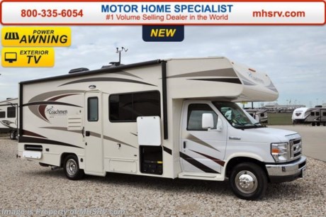 /TX 6/28/16 &lt;a href=&quot;http://www.mhsrv.com/coachmen-rv/&quot;&gt;&lt;img src=&quot;http://www.mhsrv.com/images/sold-coachmen.jpg&quot; width=&quot;383&quot; height=&quot;141&quot; border=&quot;0&quot; /&gt;&lt;/a&gt;  Family Owned &amp; Operated and the #1 Volume Selling Motor Home Dealer in the World as well as the #1 Coachmen Dealer in the World. &lt;object width=&quot;400&quot; height=&quot;300&quot;&gt;&lt;param name=&quot;movie&quot; value=&quot;http://www.youtube.com/v/fBpsq4hH-Ws?version=3&amp;amp;hl=en_US&quot;&gt;&lt;/param&gt;&lt;param name=&quot;allowFullScreen&quot; value=&quot;true&quot;&gt;&lt;/param&gt;&lt;param name=&quot;allowscriptaccess&quot; value=&quot;always&quot;&gt;&lt;/param&gt;&lt;embed src=&quot;http://www.youtube.com/v/fBpsq4hH-Ws?version=3&amp;amp;hl=en_US&quot; type=&quot;application/x-shockwave-flash&quot; width=&quot;400&quot; height=&quot;300&quot; allowscriptaccess=&quot;always&quot; allowfullscreen=&quot;true&quot;&gt;&lt;/embed&gt;&lt;/object&gt;  MSRP $87,231. New 2016 Coachmen Freelander Model 26RSF. This Class C RV measures approximately 27 feet 5 inches in length with a slide and features a large J-Lounge, exterior kitchen table &amp; plenty of sleeping areas. This beautiful class C RV includes Coachmen&#39;s Lead Dog Package featuring tinted windows, 3 burner range with oven, stainless steel wheel inserts, back-up camera, power awning, LED exterior &amp; interior lighting, solar ready, rear ladder, 50 gallon freshwater tank, slide-out awnings (when applicable), 5,000 lb. hitch &amp; wire, glass door shower, Onan generator, 80&quot; long bed, roller bearing drawer glides, Azdel Composite sidewall, Thermo-foil counter-tops and Travel easy roadside assistance. Additional options include swivel driver &amp; passenger seats, exterior privacy windshield cover, spare tire, exterior camp table, heated tanks, child safety net &amp; ladder, cockpit table, 15.0K BTU A/C with heat pump, upgraded foldable mattress exterior entertainment center and a coach LCD TV with DVD player. The Coachmen Freelander 26RSF also features a Ford E-350 chassis, Ford V10 engine, a 55 gallon fuel tank and much more. For additional coach information, brochures, window sticker, videos, photos, Freelander reviews, testimonials as well as additional information about Motor Home Specialist and our manufacturers&#39; please visit us at MHSRV .com or call 800-335-6054. At Motor Home Specialist we DO NOT charge any prep or orientation fees like you will find at other dealerships. All sale prices include a 200 point inspection, interior and exterior wash &amp; detail of vehicle, a thorough coach orientation with an MHS technician, an RV Starter&#39;s kit, a night stay in our delivery park featuring landscaped and covered pads with full hook-ups and much more. Free airport shuttle available with purchase for out-of-town buyers. WHY PAY MORE?... WHY SETTLE FOR LESS?  