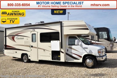 /TX 7/11/16 &lt;a href=&quot;http://www.mhsrv.com/coachmen-rv/&quot;&gt;&lt;img src=&quot;http://www.mhsrv.com/images/sold-coachmen.jpg&quot; width=&quot;383&quot; height=&quot;141&quot; border=&quot;0&quot; /&gt;&lt;/a&gt;    Family Owned &amp; Operated and the #1 Volume Selling Motor Home Dealer in the World as well as the #1 Coachmen Dealer in the World. &lt;object width=&quot;400&quot; height=&quot;300&quot;&gt;&lt;param name=&quot;movie&quot; value=&quot;http://www.youtube.com/v/fBpsq4hH-Ws?version=3&amp;amp;hl=en_US&quot;&gt;&lt;/param&gt;&lt;param name=&quot;allowFullScreen&quot; value=&quot;true&quot;&gt;&lt;/param&gt;&lt;param name=&quot;allowscriptaccess&quot; value=&quot;always&quot;&gt;&lt;/param&gt;&lt;embed src=&quot;http://www.youtube.com/v/fBpsq4hH-Ws?version=3&amp;amp;hl=en_US&quot; type=&quot;application/x-shockwave-flash&quot; width=&quot;400&quot; height=&quot;300&quot; allowscriptaccess=&quot;always&quot; allowfullscreen=&quot;true&quot;&gt;&lt;/embed&gt;&lt;/object&gt;  MSRP $87,231. New 2016 Coachmen Freelander Model 26RSF. This Class C RV measures approximately 27 feet 5 inches in length with a slide and features a large J-Lounge, exterior kitchen table &amp; plenty of sleeping areas. This beautiful class C RV includes Coachmen&#39;s Lead Dog Package featuring tinted windows, 3 burner range with oven, stainless steel wheel inserts, back-up camera, power awning, LED exterior &amp; interior lighting, solar ready, rear ladder, 50 gallon freshwater tank, slide-out awnings (when applicable), 5,000 lb. hitch &amp; wire, glass door shower, Onan generator, 80&quot; long bed, roller bearing drawer glides, Azdel Composite sidewall, Thermo-foil counter-tops and Travel easy roadside assistance. Additional options include swivel driver &amp; passenger seats, exterior privacy windshield cover, spare tire, exterior camp table, heated tanks, child safety net &amp; ladder, cockpit table, 15.0K BTU A/C with heat pump, upgraded foldable mattress exterior entertainment center and a coach LCD TV with DVD player. The Coachmen Freelander 26RSF also features a Ford E-350 chassis, Ford V10 engine, a 55 gallon fuel tank and much more. For additional coach information, brochures, window sticker, videos, photos, Freelander reviews, testimonials as well as additional information about Motor Home Specialist and our manufacturers&#39; please visit us at MHSRV .com or call 800-335-6054. At Motor Home Specialist we DO NOT charge any prep or orientation fees like you will find at other dealerships. All sale prices include a 200 point inspection, interior and exterior wash &amp; detail of vehicle, a thorough coach orientation with an MHS technician, an RV Starter&#39;s kit, a night stay in our delivery park featuring landscaped and covered pads with full hook-ups and much more. Free airport shuttle available with purchase for out-of-town buyers. WHY PAY MORE?... WHY SETTLE FOR LESS?  