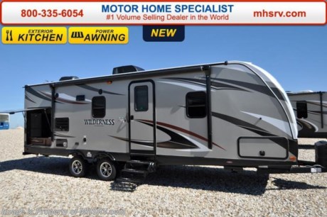/TX 9-26-16 &lt;a href=&quot;http://www.mhsrv.com/travel-trailers/&quot;&gt;&lt;img src=&quot;http://www.mhsrv.com/images/sold-traveltrailer.jpg&quot; width=&quot;383&quot; height=&quot;141&quot; border=&quot;0&quot;/&gt;&lt;/a&gt;     Family Owned &amp; Operated. Largest Selection, Lowest Prices &amp; the Premier Service &amp; Walk-Through Process that can only be found at the #1 Volume Selling Motor Home Dealer in the World! From $10K to $2 Million... We gotcha&#39; Covered! &lt;object width=&quot;400&quot; height=&quot;300&quot;&gt;&lt;param name=&quot;movie&quot; value=&quot;http://www.youtube.com/v/fBpsq4hH-Ws?version=3&amp;amp;hl=en_US&quot;&gt;&lt;/param&gt;&lt;param name=&quot;allowFullScreen&quot; value=&quot;true&quot;&gt;&lt;/param&gt;&lt;param name=&quot;allowscriptaccess&quot; value=&quot;always&quot;&gt;&lt;/param&gt;&lt;embed src=&quot;http://www.youtube.com/v/fBpsq4hH-Ws?version=3&amp;amp;hl=en_US&quot; type=&quot;application/x-shockwave-flash&quot; width=&quot;400&quot; height=&quot;300&quot; allowscriptaccess=&quot;always&quot; allowfullscreen=&quot;true&quot;&gt;&lt;/embed&gt;&lt;/object&gt; MSRP $29,825. The 2016 Heartland Wilderness travel trailer model 2450FB is approximately 30 feet 4 inches in length and features a slide, ducted A/C, 82&quot; interior ceilings, double door refrigerator, tinted windows, stabilizer jacks, power vent, gas/electric water heater, steel ball bearing guides, enclosed under-belly, indoor &amp; outdoor speakers, dual LP tanks with auto change over, cable hookup, 55 amp 12 volt power converter &amp; the wide trax axle system. This beautiful travel trailer also includes the Elite Package which features upgraded tan fiberglass, premium graphic package, upgraded black trim, black skirt metal and black diamond plate. Additional options include power stabilizer jacks, spare tire, aluminum rims, electric awning with LED lights, Toy lock, painted front cap, LCD TV and an upgraded 15.0BTU A/C. For additional coach information, brochures, window sticker, videos, photos, Wilderness reviews &amp; testimonials as well as additional information about Motor Home Specialist and our manufacturers please visit us at MHSRV .com or call 800-335-6054. At Motor Home Specialist we DO NOT charge any prep or orientation fees like you will find at other dealerships. All sale prices include a 200 point inspection, interior &amp; exterior wash &amp; detail of vehicle, a thorough coach orientation with an MHS technician, an RV Starter&#39;s kit, a nights stay in our delivery park featuring landscaped and covered pads with full hook-ups and much more. WHY PAY MORE?... WHY SETTLE FOR LESS?