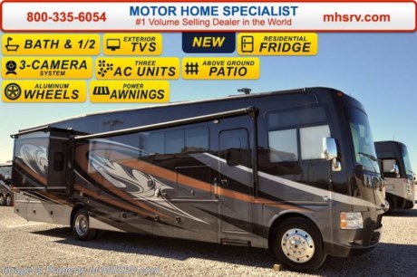 /TX 6-8-16 &lt;a href=&quot;http://www.mhsrv.com/thor-motor-coach/&quot;&gt;&lt;img src=&quot;http://www.mhsrv.com/images/sold-thor.jpg&quot; width=&quot;383&quot; height=&quot;141&quot; border=&quot;0&quot;/&gt;&lt;/a&gt;
&lt;object width=&quot;400&quot; height=&quot;300&quot;&gt;&lt;param name=&quot;movie&quot; value=&quot;http://www.youtube.com/v/fBpsq4hH-Ws?version=3&amp;amp;hl=en_US&quot;&gt;&lt;/param&gt;&lt;param name=&quot;allowFullScreen&quot; value=&quot;true&quot;&gt;&lt;/param&gt;&lt;param name=&quot;allowscriptaccess&quot; value=&quot;always&quot;&gt;&lt;/param&gt;&lt;embed src=&quot;http://www.youtube.com/v/fBpsq4hH-Ws?version=3&amp;amp;hl=en_US&quot; type=&quot;application/x-shockwave-flash&quot; width=&quot;400&quot; height=&quot;300&quot; allowscriptaccess=&quot;always&quot; allowfullscreen=&quot;true&quot;&gt;&lt;/embed&gt;&lt;/object&gt; 
MSRP $196,013. The all new 2016 Bath &amp; 1/2 Outlaw 38RF includes vaulted living room and galley ceilings that provide an approximate 8&#39; shower height to it&#39;s almost 9&#39; Cathedral style bedroom ceiling with drop down ceiling fan! The master bedroom is further highlighted by an elevated window with power shade at the foot of the king size bed creating the only &quot;Starlight&quot; window in the industry. The ceilings, however, are just a small part of what makes the Outlaw Residence Edition such an amazing motor home. You can walk through the master bedroom and rear half bath out onto the above ground patio deck. The patio is also head and shoulders above the norm featuring a massive 50&quot; LED TV, Bluetooth&#174; sound bar, sink, gas grill, exterior refrigerator, rear patio awning and even a set of rear steps for access to and from the patio without having to walk through the motor home! All of the exterior kitchen and entertainment amenities are easily secured by the 38RF&#39;s roll down metal storage door with lock. Options include the beautiful full body paint and frameless dual pane windows. The 38RF also features an electric side &amp; rear patio awnings and second exterior LED TV. But the unique and residential features don&#39;t stop there. You will also find the reclining theater seating, a power drop-down cabover bunk, a side-by-side residential refrigerator, a huge pantry, pre-plumbing for either a stack or combo washer/dryer and a large retractable 50&quot; LED living room TV. The 38RF rides on the industry leading Ford 26,000lb chassis w/8,000lb. hitch, has beautiful high polished aluminum wheels, full body exterior paint and an unbelievable 158 cu. ft. of exterior storage and 150 gallons of fresh water tank capacity for extended tail-gating and dry-camping capabilities! You will also find, not only, two roof A/C units, but a third wall mount A/C unit in bedroom, swivel front seats with extra table, frameless windows, 3-camera monitoring system, LED ceiling lighting, solid surface kitchen counter &amp; table, Denver Mattress&#174;, LED TV in master bedroom, HDMI video distribution, power charging center, an 1800 watt inverter, Rapid Camp™ wireless coach control system and much more! For additional Outlaw information, brochures, window sticker, videos, photos, reviews, testimonials as well as additional information about Motor Home Specialist and our manufacturers&#39; please visit us at MHSRV .com or call 800-335-6054. At Motor Home Specialist we DO NOT charge any prep or orientation fees like you will find at other dealerships. All sale prices include a 200 point inspection, interior and exterior wash &amp; detail of vehicle, a thorough coach orientation with an MHS technician, an RV Starter&#39;s kit, a night stay in our delivery park featuring landscaped and covered pads with full hookups and much more. Free airport shuttle available with purchase for out-of-town buyers. WHY PAY MORE?... WHY SETTLE FOR LESS?  