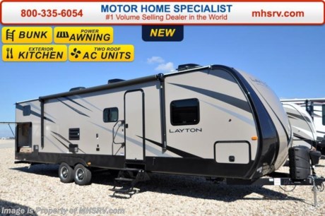 /TX 7-25-16 &lt;a href=&quot;http://www.mhsrv.com/travel-trailers/&quot;&gt;&lt;img src=&quot;http://www.mhsrv.com/images/sold-traveltrailer.jpg&quot; width=&quot;383&quot; height=&quot;141&quot; border=&quot;0&quot; /&gt;&lt;/a&gt;      Family Owned &amp; Operated. Largest Selection, Lowest Prices &amp; the Premier Service &amp; Walk-Through Process that can only be found at the #1 Volume Selling Motor Home Dealer in the World! From $10K to $2 Million... We gotcha&#39; Covered!  &lt;object width=&quot;400&quot; height=&quot;300&quot;&gt;&lt;param name=&quot;movie&quot; value=&quot;http://www.youtube.com/v/fBpsq4hH-Ws?version=3&amp;amp;hl=en_US&quot;&gt;&lt;/param&gt;&lt;param name=&quot;allowFullScreen&quot; value=&quot;true&quot;&gt;&lt;/param&gt;&lt;param name=&quot;allowscriptaccess&quot; value=&quot;always&quot;&gt;&lt;/param&gt;&lt;embed src=&quot;http://www.youtube.com/v/fBpsq4hH-Ws?version=3&amp;amp;hl=en_US&quot; type=&quot;application/x-shockwave-flash&quot; width=&quot;400&quot; height=&quot;300&quot; allowscriptaccess=&quot;always&quot; allowfullscreen=&quot;true&quot;&gt;&lt;/embed&gt;&lt;/object&gt; MSRP $43,149. The 2016 Skyline Layton Javelin Series travel trailer model Y305BH is approximately 36 feet 6 inches in length and features a slide, bunk beds, power tongue jack, power stabilizer jacks, heated &amp; enclosed underbelly, exterior shower, aluminum wheels, electric trailer brakes and high gloss painted front fiberglass cap with LED lights. Options include a glass shower door, upgraded refrigerator, 50 amp service with 2nd A/C, upgraded 15.0 BTU main A/C and an outside grill. For additional coach information, brochures, window sticker, videos, photos, reviews &amp; testimonials as well as additional information about Motor Home Specialist and our manufacturers please visit us at MHSRV .com or call 800-335-6054. At Motor Home Specialist we DO NOT charge any prep or orientation fees like you will find at other dealerships. All sale prices include a 200 point inspection, interior &amp; exterior wash &amp; detail of vehicle, a thorough coach orientation with an MHS technician, an RV Starter&#39;s kit, a nights stay in our delivery park featuring landscaped and covered pads with full hook-ups and much more. WHY PAY MORE?... WHY SETTLE FOR LESS?