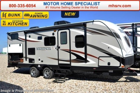 SOLD /AZ 11/15/16 Family Owned &amp; Operated. Largest Selection, Lowest Prices &amp; the Premier Service &amp; Walk-Through Process that can only be found at the #1 Volume Selling Motor Home Dealer in the World! From $10K to $2 Million... We gotcha&#39; Covered!  &lt;object width=&quot;400&quot; height=&quot;300&quot;&gt;&lt;param name=&quot;movie&quot; value=&quot;http://www.youtube.com/v/fBpsq4hH-Ws?version=3&amp;amp;hl=en_US&quot;&gt;&lt;/param&gt;&lt;param name=&quot;allowFullScreen&quot; value=&quot;true&quot;&gt;&lt;/param&gt;&lt;param name=&quot;allowscriptaccess&quot; value=&quot;always&quot;&gt;&lt;/param&gt;&lt;embed src=&quot;http://www.youtube.com/v/fBpsq4hH-Ws?version=3&amp;amp;hl=en_US&quot; type=&quot;application/x-shockwave-flash&quot; width=&quot;400&quot; height=&quot;300&quot; allowscriptaccess=&quot;always&quot; allowfullscreen=&quot;true&quot;&gt;&lt;/embed&gt;&lt;/object&gt; MSRP $28,851. The Heartland Wilderness travel trailer model 2475RB is approximately 28 feet 9 inches in length and features a slide, bunk beds, ducted A/C, 82&quot; interior ceilings, double door refrigerator, tinted windows, stabilizer jacks, power vent, gas/electric water heater, steel ball bearing guides, enclosed under-belly, indoor &amp; outdoor speakers, dual LP tanks with auto change over, cable hookup, 55 amp 12 volt power converter &amp; the wide trax axle system. This beautiful travel trailer also includes the Elite Package which features upgraded tan fiberglass, premium graphic package, upgraded black trim, black skirt metal and black diamond plate. Additional options include gel coated fiberglass front cap with LED lights, aluminum wheels, flat screen TV, power stabilizer jacks, upgraded A/C, toy lock, spare tire &amp; carrier as well as a power awning. For additional coach information, brochures, window sticker, videos, photos, Wilderness reviews &amp; testimonials as well as additional information about Motor Home Specialist and our manufacturers please visit us at MHSRV .com or call 800-335-6054. At Motor Home Specialist we DO NOT charge any prep or orientation fees like you will find at other dealerships. All sale prices include a 200 point inspection, interior &amp; exterior wash &amp; detail of vehicle, a thorough coach orientation with an MHS technician, an RV Starter&#39;s kit, a nights stay in our delivery park featuring landscaped and covered pads with full hook-ups and much more. WHY PAY MORE?... WHY SETTLE FOR LESS?