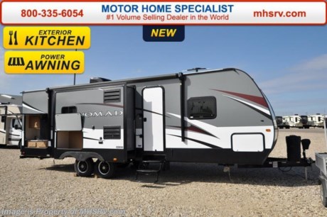 /TX 7-11-16 &lt;a href=&quot;http://www.mhsrv.com/travel-trailers/&quot;&gt;&lt;img src=&quot;http://www.mhsrv.com/images/sold-traveltrailer.jpg&quot; width=&quot;383&quot; height=&quot;141&quot; border=&quot;0&quot; /&gt;&lt;/a&gt;      Family Owned &amp; Operated. Largest Selection, Lowest Prices &amp; the Premier Service &amp; Walk-Through Process that can only be found at the #1 Volume Selling Motor Home Dealer in the World! From $10K to $2 Million... We gotcha&#39; Covered!  &lt;object width=&quot;400&quot; height=&quot;300&quot;&gt;&lt;param name=&quot;movie&quot; value=&quot;http://www.youtube.com/v/fBpsq4hH-Ws?version=3&amp;amp;hl=en_US&quot;&gt;&lt;/param&gt;&lt;param name=&quot;allowFullScreen&quot; value=&quot;true&quot;&gt;&lt;/param&gt;&lt;param name=&quot;allowscriptaccess&quot; value=&quot;always&quot;&gt;&lt;/param&gt;&lt;embed src=&quot;http://www.youtube.com/v/fBpsq4hH-Ws?version=3&amp;amp;hl=en_US&quot; type=&quot;application/x-shockwave-flash&quot; width=&quot;400&quot; height=&quot;300&quot; allowscriptaccess=&quot;always&quot; allowfullscreen=&quot;true&quot;&gt;&lt;/embed&gt;&lt;/object&gt; MSRP $35,765. The 2016 Skyline Nomad Series travel trailer model 288RB is approximately 33 feet length and features 2 slides, power stabilizer jacks, enclosed underbelly, power tongue jack, exterior grab handle, 2 LP tanks, detachable power cord, water heater, SkySmart TOTE system, black tank flush, pass-thru storage, power awning and many more standard features. Options include a glass shower door, upgraded refrigerator, 17&quot; oven, outside grill and aluminum wheels. For additional coach information, brochures, window sticker, videos, photos, reviews &amp; testimonials as well as additional information about Motor Home Specialist and our manufacturers please visit us at MHSRV .com or call 800-335-6054. At Motor Home Specialist we DO NOT charge any prep or orientation fees like you will find at other dealerships. All sale prices include a 200 point inspection, interior &amp; exterior wash &amp; detail of vehicle, a thorough coach orientation with an MHS technician, an RV Starter&#39;s kit, a nights stay in our delivery park featuring landscaped and covered pads with full hook-ups and much more. WHY PAY MORE?... WHY SETTLE FOR LESS?