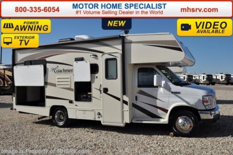 /TX 6-8-16 &lt;a href=&quot;http://www.mhsrv.com/coachmen-rv/&quot;&gt;&lt;img src=&quot;http://www.mhsrv.com/images/sold-coachmen.jpg&quot; width=&quot;383&quot; height=&quot;141&quot; border=&quot;0&quot;/&gt;&lt;/a&gt;
Family Owned &amp; Operated and the #1 Volume Selling Motor Home Dealer in the World as well as the #1 Coachmen Dealer in the World. &lt;object width=&quot;400&quot; height=&quot;300&quot;&gt;&lt;param name=&quot;movie&quot; value=&quot;http://www.youtube.com/v/fBpsq4hH-Ws?version=3&amp;amp;hl=en_US&quot;&gt;&lt;/param&gt;&lt;param name=&quot;allowFullScreen&quot; value=&quot;true&quot;&gt;&lt;/param&gt;&lt;param name=&quot;allowscriptaccess&quot; value=&quot;always&quot;&gt;&lt;/param&gt;&lt;embed src=&quot;http://www.youtube.com/v/fBpsq4hH-Ws?version=3&amp;amp;hl=en_US&quot; type=&quot;application/x-shockwave-flash&quot; width=&quot;400&quot; height=&quot;300&quot; allowscriptaccess=&quot;always&quot; allowfullscreen=&quot;true&quot;&gt;&lt;/embed&gt;&lt;/object&gt;  
MSRP $80,201. New 2016 Coachmen Freelander Model 21QBF. This Class C RV measures approximately 23 feet 11 inches in length and features a large U-shaped booth &amp; plenty of sleeping areas. This beautiful class C RV includes Coachmen&#39;s Lead Dog Package featuring tinted windows, 3 burner range with oven, stainless steel wheel inserts, back-up camera, power awning, LED exterior &amp; interior lighting, solar ready, rear ladder, 50 gallon freshwater tank, slide-out awnings (when applicable), 5,000 lb. hitch &amp; wire, glass door shower, Onan generator, 80&quot; long bed, roller bearing drawer glides, Azdel Composite sidewall, Thermo-foil counter-tops and Travel easy roadside assistance.  Additional options include a swivel passenger seat, exterior privacy windshield cover, spare tire, heated tanks, child safety net &amp; ladder, cockpit table, exterior entertainment center and a LCD TV with DVD player. The Coachmen Freelander 21QBF also features a Ford E-350 chassis, Ford V10 engine, a 55 gallon fuel tank and much more.  For additional coach information, brochures, window sticker, videos, photos, Freelander reviews, testimonials as well as additional information about Motor Home Specialist and our manufacturers&#39; please visit us at MHSRV .com or call 800-335-6054. At Motor Home Specialist we DO NOT charge any prep or orientation fees like you will find at other dealerships. All sale prices include a 200 point inspection, interior and exterior wash &amp; detail of vehicle, a thorough coach orientation with an MHS technician, an RV Starter&#39;s kit, a night stay in our delivery park featuring landscaped and covered pads with full hook-ups and much more. Free airport shuttle available with purchase for out-of-town buyers. WHY PAY MORE?... WHY SETTLE FOR LESS?  