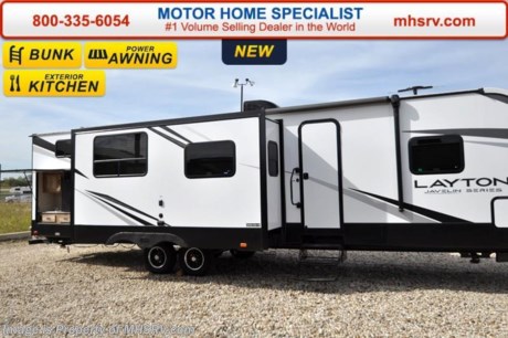 /TX 7-11-16 &lt;a href=&quot;http://www.mhsrv.com/travel-trailers/&quot;&gt;&lt;img src=&quot;http://www.mhsrv.com/images/sold-traveltrailer.jpg&quot; width=&quot;383&quot; height=&quot;141&quot; border=&quot;0&quot; /&gt;&lt;/a&gt;      Family Owned &amp; Operated. Largest Selection, Lowest Prices &amp; the Premier Service &amp; Walk-Through Process that can only be found at the #1 Volume Selling Motor Home Dealer in the World! From $10K to $2 Million... We gotcha&#39; Covered!  &lt;object width=&quot;400&quot; height=&quot;300&quot;&gt;&lt;param name=&quot;movie&quot; value=&quot;http://www.youtube.com/v/fBpsq4hH-Ws?version=3&amp;amp;hl=en_US&quot;&gt;&lt;/param&gt;&lt;param name=&quot;allowFullScreen&quot; value=&quot;true&quot;&gt;&lt;/param&gt;&lt;param name=&quot;allowscriptaccess&quot; value=&quot;always&quot;&gt;&lt;/param&gt;&lt;embed src=&quot;http://www.youtube.com/v/fBpsq4hH-Ws?version=3&amp;amp;hl=en_US&quot; type=&quot;application/x-shockwave-flash&quot; width=&quot;400&quot; height=&quot;300&quot; allowscriptaccess=&quot;always&quot; allowfullscreen=&quot;true&quot;&gt;&lt;/embed&gt;&lt;/object&gt; MSRP $46,329. The 2016 Skyline Layton Javelin Series travel trailer model 325BH is approximately 37 feet 5 inches in length and features 3 slides, bunk beds, power tongue jack, power stabilizer jacks, heated &amp; enclosed underbelly, exterior shower, aluminum wheels, electric trailer brakes and high gloss painted front fiberglass cap with LED lights. Options include a glass shower door, upgraded refrigerator and 50 amp service. For additional coach information, brochures, window sticker, videos, photos, reviews &amp; testimonials as well as additional information about Motor Home Specialist and our manufacturers please visit us at MHSRV .com or call 800-335-6054. At Motor Home Specialist we DO NOT charge any prep or orientation fees like you will find at other dealerships. All sale prices include a 200 point inspection, interior &amp; exterior wash &amp; detail of vehicle, a thorough coach orientation with an MHS technician, an RV Starter&#39;s kit, a nights stay in our delivery park featuring landscaped and covered pads with full hook-ups and much more. WHY PAY MORE?... WHY SETTLE FOR LESS?