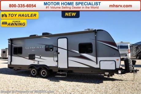 /TX 5-9-16 &lt;a href=&quot;http://www.mhsrv.com/travel-trailers/&quot;&gt;&lt;img src=&quot;http://www.mhsrv.com/images/sold-traveltrailer.jpg&quot; width=&quot;383&quot; height=&quot;141&quot; border=&quot;0&quot;/&gt;&lt;/a&gt;
Family Owned &amp; Operated. Largest Selection, Lowest Prices &amp; the Premier Service &amp; Walk-Through Process that can only be found at the #1 Volume Selling Motor Home Dealer in the World! From $10K to $2 Million... We gotcha&#39; Covered!  &lt;object width=&quot;400&quot; height=&quot;300&quot;&gt;&lt;param name=&quot;movie&quot; value=&quot;http://www.youtube.com/v/fBpsq4hH-Ws?version=3&amp;amp;hl=en_US&quot;&gt;&lt;/param&gt;&lt;param name=&quot;allowFullScreen&quot; value=&quot;true&quot;&gt;&lt;/param&gt;&lt;param name=&quot;allowscriptaccess&quot; value=&quot;always&quot;&gt;&lt;/param&gt;&lt;embed src=&quot;http://www.youtube.com/v/fBpsq4hH-Ws?version=3&amp;amp;hl=en_US&quot; type=&quot;application/x-shockwave-flash&quot; width=&quot;400&quot; height=&quot;300&quot; allowscriptaccess=&quot;always&quot; allowfullscreen=&quot;true&quot;&gt;&lt;/embed&gt;&lt;/object&gt; MSRP $30,827. The 2016 Skyline Nomad Bandit Edition travel trailer model N278RC is approximately 29 feet 8 inches in length and features a gas/electric DSI water heater, exterior grab handle, enclosed and heated underbelly, spare tire kit, power tongue jacks, 4 power stabilizer jacks and many more standard features. Options include a glass shower door, upgraded refrigerator, 17&quot; oven and aluminum wheels. For additional coach information, brochures, window sticker, videos, photos, reviews &amp; testimonials as well as additional information about Motor Home Specialist and our manufacturers please visit us at MHSRV .com or call 800-335-6054. At Motor Home Specialist we DO NOT charge any prep or orientation fees like you will find at other dealerships. All sale prices include a 200 point inspection, interior &amp; exterior wash &amp; detail of vehicle, a thorough coach orientation with an MHS technician, an RV Starter&#39;s kit, a nights stay in our delivery park featuring landscaped and covered pads with full hook-ups and much more. WHY PAY MORE?... WHY SETTLE FOR LESS?