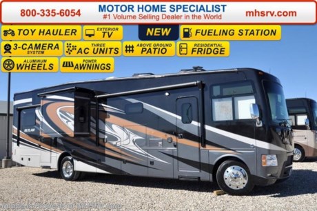 /CA 02/15/16 &lt;a href=&quot;http://www.mhsrv.com/thor-motor-coach/&quot;&gt;&lt;img src=&quot;http://www.mhsrv.com/images/sold-thor.jpg&quot; width=&quot;383&quot; height=&quot;141&quot; border=&quot;0&quot;/&gt;&lt;/a&gt;
&lt;iframe width=&quot;400&quot; height=&quot;300&quot; src=&quot;https://www.youtube.com/embed/scMBAkyf1JU&quot; frameborder=&quot;0&quot; allowfullscreen&gt;&lt;/iframe&gt; EXTRA! EXTRA!  The Largest 911 Emergency Inventory Reduction Sale in MHSRV History is Going on NOW!  Over 1000 RVs to Choose From at 1 Location! Take an EXTRA! EXTRA! 2% off our already drastically reduced sale price now through Feb. 29th, 2016.  Sale Price available at MHSRV.com or call 800-335-6054. You&#39;ll be glad you did! *** *Family Owned &amp; Operated and the #1 Volume Selling Motor Home Dealer in the World as well as the #1 Thor Motor Coach Dealer in the World. &lt;object width=&quot;400&quot; height=&quot;300&quot;&gt;&lt;param name=&quot;movie&quot; value=&quot;http://www.youtube.com/v/fBpsq4hH-Ws?version=3&amp;amp;hl=en_US&quot;&gt;&lt;/param&gt;&lt;param name=&quot;allowFullScreen&quot; value=&quot;true&quot;&gt;&lt;/param&gt;&lt;param name=&quot;allowscriptaccess&quot; value=&quot;always&quot;&gt;&lt;/param&gt;&lt;embed src=&quot;http://www.youtube.com/v/fBpsq4hH-Ws?version=3&amp;amp;hl=en_US&quot; type=&quot;application/x-shockwave-flash&quot; width=&quot;400&quot; height=&quot;300&quot; allowscriptaccess=&quot;always&quot; allowfullscreen=&quot;true&quot;&gt;&lt;/embed&gt;&lt;/object&gt;
MSRP $189,249. New 2016 Thor Motor Coach Outlaw Toy Hauler. Model 37RB with 2 slide-out rooms, Ford 26-Series chassis with Triton V-10 engine, frameless windows, high polished aluminum wheels, residential refrigerator, electric rear patio awning, roller shades on the driver &amp; passenger windows, as well as drop down ramp door with spring assist &amp; railing for patio use. This unit measures approximately 38 feet 6 inches in length. Options include the beautiful full body exterior, 2 opposing leatherette sofas with sleepers in the garage, bug screen curtain in garage and frameless dual pane windows. The Outlaw toy hauler RV has an incredible list of standard features for 2016 including beautiful wood &amp; interior decor packages, LCD TVs including an exterior entertainment center, large living room LCD TV and LCD TV in the lower bedroom. You will also find (3) A/C units, Bluetooth enable coach radio system with exterior speakers, power patio awing with integrated LED lighting, dual side entrance doors, 1-piece windshield, a 5500 Onan generator, 3 camera monitoring system, automatic leveling system, Soft Touch leather furniture, leatherette booth day/night shades and much more. For additional coach information, brochures, window sticker, videos, photos, Outlaw reviews, testimonials as well as additional information about Motor Home Specialist and our manufacturers&#39; please visit us at MHSRV .com or call 800-335-6054. At Motor Home Specialist we DO NOT charge any prep or orientation fees like you will find at other dealerships. All sale prices include a 200 point inspection, interior and exterior wash &amp; detail of vehicle, a thorough coach orientation with an MHS technician, an RV Starter&#39;s kit, a night stay in our delivery park featuring landscaped and covered pads with full hookups and much more. Free airport shuttle available with purchase for out-of-town buyers. WHY PAY MORE?... WHY SETTLE FOR LESS?  