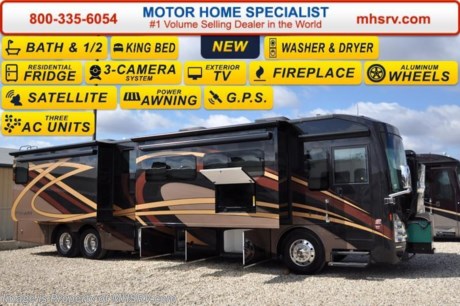 /MO 8-15-16 &lt;a href=&quot;http://www.mhsrv.com/thor-motor-coach/&quot;&gt;&lt;img src=&quot;http://www.mhsrv.com/images/sold-thor.jpg&quot; width=&quot;383&quot; height=&quot;141&quot; border=&quot;0&quot; /&gt;&lt;/a&gt;        Special offer from Motor Home Specialist Ends September 15th, 2016.   #1 Volume Selling Motor Home Dealer &amp; Thor Motor Coach Dealer in the World. &lt;object width=&quot;400&quot; height=&quot;300&quot;&gt;&lt;param name=&quot;movie&quot; value=&quot;//www.youtube.com/v/Pkz6nTY9Br4?version=3&amp;amp;hl=en_US&quot;&gt;&lt;/param&gt;&lt;param name=&quot;allowFullScreen&quot; value=&quot;true&quot;&gt;&lt;/param&gt;&lt;param name=&quot;allowscriptaccess&quot; value=&quot;always&quot;&gt;&lt;/param&gt;&lt;embed src=&quot;//www.youtube.com/v/Pkz6nTY9Br4?version=3&amp;amp;hl=en_US&quot; type=&quot;application/x-shockwave-flash&quot; width=&quot;400&quot; height=&quot;300&quot; allowscriptaccess=&quot;always&quot; allowfullscreen=&quot;true&quot;&gt;&lt;/embed&gt;&lt;/object&gt; MSRP $421,200.  New 2016 Thor Motor Coach Tuscany with 3 slides including a full wall slide: Model 42GX (Bath &amp; 1/2) - This luxury diesel motor home measures approximately 43 feet 1 inches in length and is highlighted by a fireplace, reclining theater seating, 60&quot; retractable LED TV as well as a 40&quot; inch LED TV Mid-Ship, king bed, diesel fired Aqua Hot, stackable washer/dryer, residential refrigerator, dishwasher drawer, exterior entertainment center, 450 HP Cummins diesel engine, Freightliner tag axle chassis with IFS (Independent Front Suspension), Allison 6-speed automatic transmission, high polished aluminum wheels, (2) stage Jacobs brake, dual fuel fills, full length stainless stone guard, fully automatic (4) point leveling system &amp; much more. For additional coach information, brochures, window sticker, videos, photos, Tuscany reviews &amp; testimonials as well as additional information about Motor Home Specialist and our manufacturers please visit us at MHSRV .com or call 800-335-6054. At Motor Home Specialist we DO NOT charge any prep or orientation fees like you will find at other dealerships. All sale prices include a 200 point inspection, interior &amp; exterior wash &amp; detail of vehicle, a thorough coach orientation with an MHS technician, an RV Starter&#39;s kit, a nights stay in our delivery park featuring landscaped and covered pads with full hook-ups and much more. WHY PAY MORE?... WHY SETTLE FOR LESS?