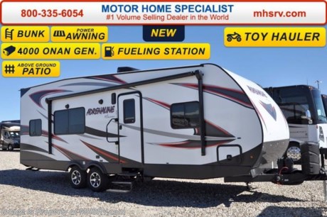 /TX 10-10-16 &lt;a href=&quot;http://www.mhsrv.com/travel-trailers/&quot;&gt;&lt;img src=&quot;http://www.mhsrv.com/images/sold-traveltrailer.jpg&quot; width=&quot;383&quot; height=&quot;141&quot; border=&quot;0&quot;/&gt;&lt;/a&gt;   Family Owned &amp; Operated. Largest Selection, Lowest Prices &amp; the Premier Service &amp; Walk-Through Process that can only be found at the #1 Volume Selling Motor Home Dealer in the World! From $10K to $2 Million... We gotcha&#39; Covered! &lt;object width=&quot;400&quot; height=&quot;300&quot;&gt;&lt;param name=&quot;movie&quot; value=&quot;http://www.youtube.com/v/fBpsq4hH-Ws?version=3&amp;amp;hl=en_US&quot;&gt;&lt;/param&gt;&lt;param name=&quot;allowFullScreen&quot; value=&quot;true&quot;&gt;&lt;/param&gt;&lt;param name=&quot;allowscriptaccess&quot; value=&quot;always&quot;&gt;&lt;/param&gt;&lt;embed src=&quot;http://www.youtube.com/v/fBpsq4hH-Ws?version=3&amp;amp;hl=en_US&quot; type=&quot;application/x-shockwave-flash&quot; width=&quot;400&quot; height=&quot;300&quot; allowscriptaccess=&quot;always&quot; allowfullscreen=&quot;true&quot;&gt;&lt;/embed&gt;&lt;/object&gt;
MSRP $44,977. The Coachmen Adrenaline travel trailer model 26CB is approximately 32 feet 8 inches in length and features aluminum wheels, Dexter axles, power awning with LED light strip, electric tongue jack, (2) LP bottles with cover, solar prep, LED lighting, 3 step entry, night shades and a diamond plate front rock guard. This beautiful travel trailer also includes the Adrenaline package which features an 8 cu. Ft. refrigerator, convection microwave, 40” LED TV, AM/FM/DVD bluetooth stereo w/app control, spare tire and carrier, battery disconnect, 30 gallon fuel station, 6 gallon gas/electric water heater and a bed spread. Additional options include the queen size electric bed with sofas, Onan generator, Fantastic Vent, patio ramp door system and an upgraded A/C. For additional coach information, brochures, window sticker, videos, photos, reviews &amp; testimonials as well as additional information about Motor Home Specialist and our manufacturers please visit us at MHSRV .com or call 800-335-6054. At Motor Home Specialist we DO NOT charge any prep or orientation fees like you will find at other dealerships. All sale prices include a 200 point inspection, interior &amp; exterior wash &amp; detail of vehicle, a thorough coach orientation with an MHS technician, an RV Starter&#39;s kit, a nights stay in our delivery park featuring landscaped and covered pads with full hook-ups and much more. WHY PAY MORE?... WHY SETTLE FOR LESS?