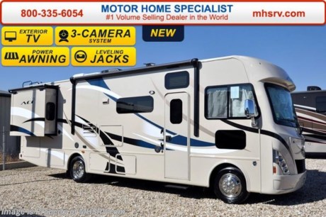 /OR 5-9-16 &lt;a href=&quot;http://www.mhsrv.com/thor-motor-coach/&quot;&gt;&lt;img src=&quot;http://www.mhsrv.com/images/sold-thor.jpg&quot; width=&quot;383&quot; height=&quot;141&quot; border=&quot;0&quot;/&gt;&lt;/a&gt;
*Family Owned &amp; Operated and the #1 Volume Selling Motor Home Dealer in the World as well as the #1 Thor Motor Coach Dealer in the World.
&lt;object width=&quot;400&quot; height=&quot;300&quot;&gt;&lt;param name=&quot;movie&quot; value=&quot;http://www.youtube.com/v/fBpsq4hH-Ws?version=3&amp;amp;hl=en_US&quot;&gt;&lt;/param&gt;&lt;param name=&quot;allowFullScreen&quot; value=&quot;true&quot;&gt;&lt;/param&gt;&lt;param name=&quot;allowscriptaccess&quot; value=&quot;always&quot;&gt;&lt;/param&gt;&lt;embed src=&quot;http://www.youtube.com/v/fBpsq4hH-Ws?version=3&amp;amp;hl=en_US&quot; type=&quot;application/x-shockwave-flash&quot; width=&quot;400&quot; height=&quot;300&quot; allowscriptaccess=&quot;always&quot; allowfullscreen=&quot;true&quot;&gt;&lt;/embed&gt;&lt;/object&gt; MSRP $117,138. New 2016 Thor Motor Coach A.C.E. Model EVO 30.1. The A.C.E. is the class A &amp; C Evolution. It Combines many of the most popular features of a class A motor home and a class C motor home to make something truly unique to the RV industry. This unit measures approximately 30 feet 10 inches in length featuring 2 slide-out rooms. Optional equipment includes beautiful HD-Max exterior, bedroom TV, exterior entertainment center, (2) 12V attic fans, upgraded 15.0 BTU A/C and a second auxiliary battery. The A.C.E. also features a Ford Triton V-10 engine, frameless windows, power charging station, drop down overhead bunk, power side mirrors with integrated side view cameras, hydraulic leveling jacks, a mud-room, roof ladder, 4000 Onan Micro-Quiet generator, electric patio awning with integrated LED lights, AM/FM/CD, reclining swivel leatherette captain&#39;s chairs, stainless steel wheel liners, hitch, systems control center, valve stem extenders, refrigerator, microwave, water heater, one-piece windshield with &quot;20/20 vision&quot; front cap that helps eliminate heat and sunlight from getting into the drivers vision, floor level cockpit window for better visibility while turning, a &quot;below floor&quot; furnace and water heater helping keep the noise to an absolute minimum and the exhaust away from the kids and pets, cockpit mirrors, slide-out workstation in the dash and much more.  For additional coach information, brochures, window sticker, videos, photos, A.C.E. reviews &amp; testimonials as well as additional information about Motor Home Specialist and our manufacturers please visit us at MHSRV .com or call 800-335-6054. At Motor Home Specialist we DO NOT charge any prep or orientation fees like you will find at other dealerships. All sale prices include a 200 point inspection, interior &amp; exterior wash &amp; detail of vehicle, a thorough coach orientation with an MHS technician, an RV Starter&#39;s kit, a nights stay in our delivery park featuring landscaped and covered pads with full hook-ups and much more. WHY PAY MORE?... WHY SETTLE FOR LESS?