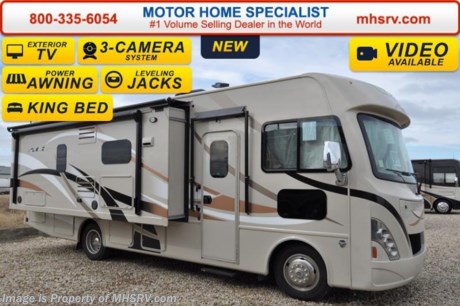/TX 6/28/16 &lt;a href=&quot;http://www.mhsrv.com/thor-motor-coach/&quot;&gt;&lt;img src=&quot;http://www.mhsrv.com/images/sold-thor.jpg&quot; width=&quot;383&quot; height=&quot;141&quot; border=&quot;0&quot; /&gt;&lt;/a&gt;  *Family Owned &amp; Operated and the #1 Volume Selling Motor Home Dealer in the World as well as the #1 Thor Motor Coach Dealer in the World.
&lt;object width=&quot;400&quot; height=&quot;300&quot;&gt;&lt;param name=&quot;movie&quot; value=&quot;http://www.youtube.com/v/fBpsq4hH-Ws?version=3&amp;amp;hl=en_US&quot;&gt;&lt;/param&gt;&lt;param name=&quot;allowFullScreen&quot; value=&quot;true&quot;&gt;&lt;/param&gt;&lt;param name=&quot;allowscriptaccess&quot; value=&quot;always&quot;&gt;&lt;/param&gt;&lt;embed src=&quot;http://www.youtube.com/v/fBpsq4hH-Ws?version=3&amp;amp;hl=en_US&quot; type=&quot;application/x-shockwave-flash&quot; width=&quot;400&quot; height=&quot;300&quot; allowscriptaccess=&quot;always&quot; allowfullscreen=&quot;true&quot;&gt;&lt;/embed&gt;&lt;/object&gt; 
MSRP $107,088. New 2016 Thor Motor Coach A.C.E. Model EVO 27.1. The A.C.E. is the class A &amp; C Evolution. It Combines many of the most popular features of a class A motor home and a class C motor home to make something truly unique to the RV industry. This unit measures approximately 28 feet 7 inches in length featuring a passenger side slide and king size bed. Optional equipment includes beautiful HD-Max exterior, bedroom TV, (2) 12V attic fans, upgraded 15.0 BTU A/C, exterior TV and a second auxiliary battery. The A.C.E. also features a Ford Triton V-10 engine, frameless windows, power charging station, drop down overhead bunk, power side mirrors with integrated side view cameras, hydraulic leveling jacks, a mud-room, roof ladder, 4000 Onan Micro-Quiet generator, electric patio awning with integrated LED lights, AM/FM/CD, reclining swivel leatherette captain&#39;s chairs, stainless steel wheel liners, hitch, systems control center, valve stem extenders, refrigerator, microwave, water heater, one-piece windshield with &quot;20/20 vision&quot; front cap that helps eliminate heat and sunlight from getting into the drivers vision, floor level cockpit window for better visibility while turning, a &quot;below floor&quot; furnace and water heater helping keep the noise to an absolute minimum and the exhaust away from the kids and pets, cockpit mirrors, slide-out workstation in the dash and much more.  For additional coach information, brochures, window sticker, videos, photos, A.C.E. reviews &amp; testimonials as well as additional information about Motor Home Specialist and our manufacturers please visit us at MHSRV .com or call 800-335-6054. At Motor Home Specialist we DO NOT charge any prep or orientation fees like you will find at other dealerships. All sale prices include a 200 point inspection, interior &amp; exterior wash &amp; detail of vehicle, a thorough coach orientation with an MHS technician, an RV Starter&#39;s kit, a nights stay in our delivery park featuring landscaped and covered pads with full hook-ups and much more. WHY PAY MORE?... WHY SETTLE FOR LESS?