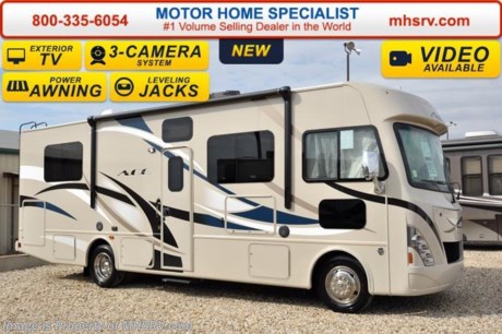 /TX 5-9-16 &lt;a href=&quot;http://www.mhsrv.com/thor-motor-coach/&quot;&gt;&lt;img src=&quot;http://www.mhsrv.com/images/sold-thor.jpg&quot; width=&quot;383&quot; height=&quot;141&quot; border=&quot;0&quot;/&gt;&lt;/a&gt;
*Family Owned &amp; Operated and the #1 Volume Selling Motor Home Dealer in the World as well as the #1 Thor Motor Coach Dealer in the World.
 &lt;object width=&quot;400&quot; height=&quot;300&quot;&gt;&lt;param name=&quot;movie&quot; value=&quot;http://www.youtube.com/v/fBpsq4hH-Ws?version=3&amp;amp;hl=en_US&quot;&gt;&lt;/param&gt;&lt;param name=&quot;allowFullScreen&quot; value=&quot;true&quot;&gt;&lt;/param&gt;&lt;param name=&quot;allowscriptaccess&quot; value=&quot;always&quot;&gt;&lt;/param&gt;&lt;embed src=&quot;http://www.youtube.com/v/fBpsq4hH-Ws?version=3&amp;amp;hl=en_US&quot; type=&quot;application/x-shockwave-flash&quot; width=&quot;400&quot; height=&quot;300&quot; allowscriptaccess=&quot;always&quot; allowfullscreen=&quot;true&quot;&gt;&lt;/embed&gt;&lt;/object&gt; MSRP $113,283. New 2016 Thor Motor Coach A.C.E. Model EVO 29.2. The A.C.E. is the class A &amp; C Evolution. It Combines many of the most popular features of a class A motor home and a class C motor home to make something truly unique to the RV industry. This unit measures approximately 29 feet 8 inches in length featuring a driver&#39;s side slide. Optional equipment includes beautiful HD-Max exterior, bedroom TV/DVD combo, (2) 12V attic fans, upgraded 15.0 BTU A/C, exterior TV and a second auxiliary battery. The A.C.E. also features a Ford Triton V-10 engine, frameless windows, power charging station, drop down overhead bunk, power side mirrors with integrated side view cameras, hydraulic leveling jacks, a mud-room, roof ladder, 4000 Onan Micro-Quiet generator, electric patio awning with integrated LED lights, AM/FM/CD, reclining swivel leatherette captain&#39;s chairs, stainless steel wheel liners, hitch, systems control center, valve stem extenders, refrigerator, microwave, water heater, one-piece windshield with &quot;20/20 vision&quot; front cap that helps eliminate heat and sunlight from getting into the drivers vision, floor level cockpit window for better visibility while turning, a &quot;below floor&quot; furnace and water heater helping keep the noise to an absolute minimum and the exhaust away from the kids and pets, cockpit mirrors, slide-out workstation in the dash and much more.  For additional coach information, brochures, window sticker, videos, photos, A.C.E. reviews &amp; testimonials as well as additional information about Motor Home Specialist and our manufacturers please visit us at MHSRV .com or call 800-335-6054. At Motor Home Specialist we DO NOT charge any prep or orientation fees like you will find at other dealerships. All sale prices include a 200 point inspection, interior &amp; exterior wash &amp; detail of vehicle, a thorough coach orientation with an MHS technician, an RV Starter&#39;s kit, a nights stay in our delivery park featuring landscaped and covered pads with full hook-ups and much more. WHY PAY MORE?... WHY SETTLE FOR LESS?
