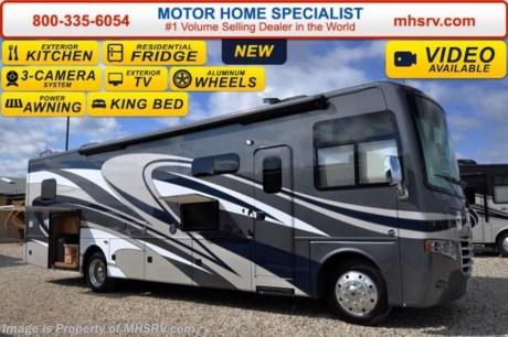 /TX 4-11-16 &lt;a href=&quot;http://www.mhsrv.com/thor-motor-coach/&quot;&gt;&lt;img src=&quot;http://www.mhsrv.com/images/sold-thor.jpg&quot; width=&quot;383&quot; height=&quot;141&quot; border=&quot;0&quot;/&gt;&lt;/a&gt;
Family Owned &amp; Operated and the #1 Volume Selling Motor Home Dealer in the World as well as the #1 Thor Motor Coach Dealer in the World.  &lt;object width=&quot;400&quot; height=&quot;300&quot;&gt;&lt;param name=&quot;movie&quot; value=&quot;http://www.youtube.com/v/fBpsq4hH-Ws?version=3&amp;amp;hl=en_US&quot;&gt;&lt;/param&gt;&lt;param name=&quot;allowFullScreen&quot; value=&quot;true&quot;&gt;&lt;/param&gt;&lt;param name=&quot;allowscriptaccess&quot; value=&quot;always&quot;&gt;&lt;/param&gt;&lt;embed src=&quot;http://www.youtube.com/v/fBpsq4hH-Ws?version=3&amp;amp;hl=en_US&quot; type=&quot;application/x-shockwave-flash&quot; width=&quot;400&quot; height=&quot;300&quot; allowscriptaccess=&quot;always&quot; allowfullscreen=&quot;true&quot;&gt;&lt;/embed&gt;&lt;/object&gt; 
MSRP $160,988. The New 2016 Thor Motor Coach Miramar 33.5 Model. This luxury class A gas motor home measures approximately 34 feet 7 inches in length and features the beautiful HD-Max exterior, an exterior entertainment center with TV, theater seating, a king size bed, power driver&#39;s seat and an exterior kitchen. Options include the beautiful full body paint and frameless dual pane windows. The 2016 Thor Motor Coach Miramar also features one of the most impressive lists of standard equipment in the RV industry including a Ford Triton V-10 engine, 5-speed automatic transmission, Ford 22 Series chassis with 22.5 Michelin tires and high polished aluminum wheels, automatic leveling system with touch pad controls, power patio awning with LED lights, frameless windows, slide-out room awning toppers, heated/remote exterior mirrors with integrated side view cameras, side hinged baggage doors, halogen headlamps with LED accent lights, heated and enclosed holding tanks, residential refrigerator, solid surface kitchen sink, LCD TVs, DVD, 5500 Onan generator, gas/electric water heater and the RAPID CAMP remote system. Rapid Camp allows you to operate your slide-out room, generator, leveling jacks when applicable, power awning, selective lighting and more all from a touchscreen remote control. For additional coach information, brochures, window sticker, videos, photos, Miramar reviews, testimonials as well as additional information about Motor Home Specialist and our manufacturers&#39; please visit us at MHSRV .com or call 800-335-6054. At Motor Home Specialist we DO NOT charge any prep or orientation fees like you will find at other dealerships. All sale prices include a 200 point inspection, interior and exterior wash &amp; detail of vehicle, a thorough coach orientation with an MHS technician, an RV Starter&#39;s kit, a night stay in our delivery park featuring landscaped and covered pads with full hook-ups and much more. Free airport shuttle available with purchase for out-of-town buyers. WHY PAY MORE?... WHY SETTLE FOR LESS? 
&lt;object width=&quot;400&quot; height=&quot;300&quot;&gt;&lt;param name=&quot;movie&quot; value=&quot;//www.youtube.com/v/wsGkgVdi1T8?version=3&amp;amp;hl=en_US&quot;&gt;&lt;/param&gt;&lt;param name=&quot;allowFullScreen&quot; value=&quot;true&quot;&gt;&lt;/param&gt;&lt;param name=&quot;allowscriptaccess&quot; value=&quot;always&quot;&gt;&lt;/param&gt;&lt;embed src=&quot;//www.youtube.com/v/wsGkgVdi1T8?version=3&amp;amp;hl=en_US&quot; type=&quot;application/x-shockwave-flash&quot; width=&quot;400&quot; height=&quot;300&quot; allowscriptaccess=&quot;always&quot; allowfullscreen=&quot;true&quot;&gt;&lt;/embed&gt;&lt;/object&gt;