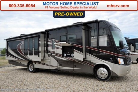 /WA 12/31/15 &lt;a href=&quot;http://www.mhsrv.com/thor-motor-coach/&quot;&gt;&lt;img src=&quot;http://www.mhsrv.com/images/sold-thor.jpg&quot; width=&quot;383&quot; height=&quot;141&quot; border=&quot;0&quot;/&gt;&lt;/a&gt;
Used Thor Motor Coach RV for Sale- 2013 Thor Motor Coach Challenger 37KT with 3 slides and 7,864 miles. This RV is approximately 37 feet in length with a Ford V10 engine, Ford chassis, power mirrors with heat, power privacy shades, 5.5KW Onan generator, power patio and door awning, slide-out room toppers, gas/electric water heater, 50 amp service, pass-thru storage with side swing baggage doors, aluminum wheels, 1-piece windshield, LED running lights, water filtration system, black tank rinsing system, exterior shower, roof ladder, 5K lb. hitch, automatic leveling system, exterior entertainment center, 3 camera monitoring system, Xantrax inverter, leather sofa with sleeper, dual pane windows, day/night shades, fireplace, convection microwave, 3 burner range with oven, solid surface counter, sink covers, all in 1 bath, glass door shower, king bed, 2 roof A/Cs, 3 flat panel TVs and much more. For additional information and photos please visit Motor Home Specialist at www.MHSRV .com or call 800-335-6054.