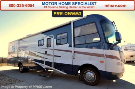 /TX 12/31/15 &lt;a href=&quot;http://www.mhsrv.com/coachmen-rv/&quot;&gt;&lt;img src=&quot;http://www.mhsrv.com/images/sold-coachmen.jpg&quot; width=&quot;383&quot; height=&quot;141&quot; border=&quot;0&quot;/&gt;&lt;/a&gt;
Used Coachmen RV for Sale- 2005 Coachmen Aurora 3480DS with 2 slides and 16,586 miles. This RV is approximately 35 feet 2 inches in length with a Ford V10 engine, Ford chassis, power mirrors with heat, 5.5KW Onan generator with 639 hours, patio awning, water heater, 50 amp service, driver’s door, power steps, pass-thru storage, wheel simulators, Ride-Rite Air Assist, roof ladder, power leveling, back up camera, sofa with sleeper, booth converts to sleeper, day/night shades, fold up counter, microwave, 3 burner range, sink covers, refrigerator, washer/dryer combo, glass door shower with seat, 2 ducted A/Cs, 2 TVs and much more. For additional information and photos please visit Motor Home Specialist at www.MHSRV .com or call 800-335-6054.