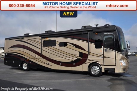 /TX 3/21/16 &lt;a href=&quot;http://www.mhsrv.com/fleetwood-rvs/&quot;&gt;&lt;img src=&quot;http://www.mhsrv.com/images/sold-fleetwood.jpg&quot; width=&quot;383&quot; height=&quot;141&quot; border=&quot;0&quot;/&gt;&lt;/a&gt;
MSRP $294,031. Now Drastically Reduced! Upfront sale prices available everyday at MHSRV .com or call 800-335-6054. You&#39;ll be glad you did! New 2015 Fleetwood Discovery 40X Model Diesel Pusher RV now at Motor Home Specialist, the #1 Volume Selling Motor Home Dealership in the World. The 40X measures approximately 41ft. 4in. in length and is highlighted by 3 slides, large 50&quot; forward facing TV, beautiful tile floors and back-splashes, a stack washer/dryer, king bed and innovative floor plan design. Optional equipment includes rear ladder, front overhead TV, exterior entertainment center, in-motion satellite, dishwasher, large residential refrigerator, expandable L-Sofa, third roof A/C unit, Linen Tweed awnings, solar electrical panel, satellite ready radio, U-Shaped dinette/sofa and slide-out cargo tray. Just a few of the additional highlights found in the Fleetwood Discovery include a powerful 380HP Cummins diesel engine, Allison transmission, the one piece fiberglass roof, full body paint and front paint mask, Power-Bridge construction, automatic hydraulic leveling system, remote HD RV mirrors with camera, home theater system, LED TVs, rear-back up camera, microwave convection oven,. power shades, EMS, 8KW diesel generator on slide-out tray, aluminum wheels and much more. For additional coach information, brochure, window sticker, videos, photos, Fleetwood RV reviews &amp; testimonials, additional information about *Motor Home Specialist and what makes us #1, as well as more about the REV Group please visit us at MHSRV .com or call 800-335-6054. At Motor Home Specialist we DO NOT charge any prep or orientation fees like you will find at other dealerships. All sale prices include a 200 point inspection, interior and exterior wash &amp; detail of vehicle, a thorough coach orientation with an MHS technician, an RV Starter&#39;s kit, a night stay in our delivery park featuring landscaped and covered pads with full hook-ups and much more. Free airport shuttle available with purchase for out-of-town buyers. WHY PAY MORE?... WHY SETTLE FOR LESS? 