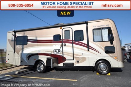 /TX 6/28/16 &lt;a href=&quot;http://www.mhsrv.com/fleetwood-rvs/&quot;&gt;&lt;img src=&quot;http://www.mhsrv.com/images/sold-fleetwood.jpg&quot; width=&quot;383&quot; height=&quot;141&quot; border=&quot;0&quot; /&gt;&lt;/a&gt;   MSRP $98,111. Now Drastically Reduced! Upfront sale prices available everyday at MHSRV .com or call 800-335-6054, You&#39;ll be glad you did! New 2016 Fleetwood Flair 26D Class A Gas Crossover RV now available at Motor Home Specialist, the #1 Volume Selling Motor Home Dealership in the World. The 26D measures approximately 27ft. 10in. in length and is highlighted by a large driver&#39;s side slide-out room, L-shaped kitchen, rear queen bed and innovative compact, yet spacious floor plan design. Optional equipment includes drop down queen with TV, front mask paint protection, satellite ready radio, full body paint, dual glazed windows and 4-point hydraulic leveling system. Just a few of the additional highlights found in the Fleetwood Flair include a powerful Ford V-10 6.8L engine, Tuff-Coat solid fiberglass siding, side hinge luggage doors, electric patio awning, electric entry step, remote and heated side view mirrors, LED TV, refrigerator, microwave, cook top, whole coach water filtration system, porcelain commode, generator, Roto-Cast luggage compartments and much more. For additional coach information, brochure, window sticker, videos, photos, Fleetwood RV reviews, testimonials, additional information about *Motor Home Specialist and what makes us #1 as well as more about the REV Group please visit us at MHSRV .com or call 800-335-6054. At Motor Home Specialist we DO NOT charge any prep or orientation fees like you will find at other dealerships. All sale prices include a 200 point inspection, interior and exterior wash &amp; detail of vehicle, a thorough coach orientation with an MHS technician, an RV Starter&#39;s kit, a night stay in our delivery park featuring landscaped and covered pads with full hook-ups and much more. Free airport shuttle available with purchase for out-of-town buyers. WHY PAY MORE?... WHY SETTLE FOR LESS? 