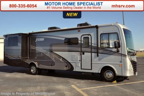 /TX 4-11-16 &lt;a href=&quot;http://www.mhsrv.com/fleetwood-rvs/&quot;&gt;&lt;img src=&quot;http://www.mhsrv.com/images/sold-fleetwood.jpg&quot; width=&quot;383&quot; height=&quot;141&quot; border=&quot;0&quot;/&gt;&lt;/a&gt;
MSRP $124,396. Now Drastically Reduced! Upfront sale prices available everyday at MHSRV .com or call 800-335-6054... You&#39;ll be glad you did! New 2016 Fleetwood Storm 35SK Bath &amp; 1/2 Model Class A Gas Crossover RV for sale at Motor Home Specialist, the #1 Volume Selling Motor Home Dealership in the World. &lt;object width=&quot;400&quot; height=&quot;300&quot;&gt;&lt;param name=&quot;movie&quot; value=&quot;http://www.youtube.com/v/fBpsq4hH-Ws?version=3&amp;amp;hl=en_US&quot;&gt;&lt;/param&gt;&lt;param name=&quot;allowFullScreen&quot; value=&quot;true&quot;&gt;&lt;/param&gt;&lt;param name=&quot;allowscriptaccess&quot; value=&quot;always&quot;&gt;&lt;/param&gt;&lt;embed src=&quot;http://www.youtube.com/v/fBpsq4hH-Ws?version=3&amp;amp;hl=en_US&quot; type=&quot;application/x-shockwave-flash&quot; width=&quot;400&quot; height=&quot;300&quot; allowscriptaccess=&quot;always&quot; allowfullscreen=&quot;true&quot;&gt;&lt;/embed&gt;&lt;/object&gt; The 35SK measures approximately 36ft. 2in. in length and is highlighted by 2 slide-out rooms, bath &amp; 1/2, dinette, rear queen bed and innovative compact, yet spacious floor plan design. Optional equipment includes electric fireplace, residential refrigerator, home theater sound, front mask paint protection, satellite ready radio, full body paint and dual glazed windows. Just a few of the additional highlights found in the Fleetwood Storm include a powerful Ford V-10 6.8L engine, Tuff-Coat solid fiberglass siding, side hinge luggage doors, electric patio awning, electric entry step, remote and heated side view mirrors, LED TV, refrigerator, microwave, whole coach water filtration system, porcelain commode, generator, hydraulic leveling jacks, Roto-Cast luggage compartments and much more. For additional coach information, brochure, window sticker, videos, photos, Fleetwood RV reviews, testimonials, additional information about *Motor Home Specialist and what makes us #1 as-well-as more about the REV Group please visit us at MHSRV .com or call 800-335-6054. At Motor Home Specialist we DO NOT charge any prep or orientation fees like you will find at other dealerships. All sale prices include a 200 point inspection, interior and exterior wash &amp; detail of vehicle, a thorough coach orientation with an MHS technician, an RV Starter&#39;s kit, a night stay in our delivery park featuring landscaped and covered pads with full hook-ups and much more. Free airport shuttle available with purchase for out-of-town buyers. WHY PAY MORE?... WHY SETTLE FOR LESS? 