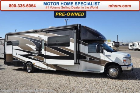/TX 1/18/16 &lt;a href=&quot;http://www.mhsrv.com/thor-motor-coach/&quot;&gt;&lt;img src=&quot;http://www.mhsrv.com/images/sold-thor.jpg&quot; width=&quot;383&quot; height=&quot;141&quot; border=&quot;0&quot;/&gt;&lt;/a&gt;
Used 2013 Thor Motor Coach Four Winds Siesta Model 29TB and only 8,617 miles. This RV measures approximately 31ft in length &amp; features 3 slide-out rooms, Ford 6.8L engine, automatic transmission, Ford E450 Chassis, Cruise control, tilt wheel, power mirrors with heat, in dash CD player, power windows, power door locks, dual safety air bags, Onan 4KW generator, patio awning, slide room toppers, gas/electric water heater, wheel simulators, black tank rinsing system, exterior shower, 3 camera monitoring system, roof ladder and an exterior speakers. For additional information and photos please visit Motor Home Specialist at www.MHSRV.com or call 800-335-6054.