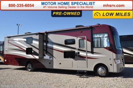 /TX 4-11-16 &lt;a href=&quot;http://www.mhsrv.com/coachmen-rv/&quot;&gt;&lt;img src=&quot;http://www.mhsrv.com/images/sold-coachmen.jpg&quot; width=&quot;383&quot; height=&quot;141&quot; border=&quot;0&quot;/&gt;&lt;/a&gt;
Used 2016 Coachmen Mirada Model 35BH Bunk House bath &amp; &#189; model This RV is approximately 36 feet in length with a Ford V10 engine, Ford engine, 5.5KW gas generator, power patio awning, slide-out room toppers, water heater, 50 amp service, pass-thru storage with side swing baggage doors, black tank rinsing system, exterior shower, roof ladder, automatic leveling system, 3 camera monitoring system, sofa with sleeper, booth converts to sleeper, day/night shades, microwave, 3 burner range with oven, solid surface counter, residential refrigerator, queen mattress, glass door shower, bunk beds, 2 ducted A/Cs, 2 LCD TVs and much more. For additional information and photos please visit Motor Home Specialist at www.MHSRV .com or call 800-335-6054.. For additional information and photos please visit Motor Home Specialist at www.MHSRV .com or call 800-335-6054.