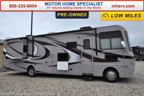 /KS 02/15/16 &lt;a href=&quot;http://www.mhsrv.com/thor-motor-coach/&quot;&gt;&lt;img src=&quot;http://www.mhsrv.com/images/sold-thor.jpg&quot; width=&quot;383&quot; height=&quot;141&quot; border=&quot;0&quot;/&gt;&lt;/a&gt;
Used Thor Motor Coach RV for Sale- 2014 Thor Motor Coach Hurricane 34E with 2 slides and 14,556 miles. This RV is approximately 35 feet 6 inches in length with a Ford V10 engine, Ford chassis, power mirrors with heat, 5.5KW Onan generator with 61 hours, power patio awning, slide-out room toppers, gas/electric water heater, 50 amp service, pass-thru storage with side swing baggage doors, LED running lights, tank heaters, exterior shower, 5K lb. hitch, automatic leveling system, 3 camera monitoring system, exterior entertainment center, leather sofa with sleeper, booth converts to sleeper, 3 burner range with oven, solid surface counter, glass door shower, cab over bunk, 2 ducted A/Cs, 2 LED TVs and much more.  For additional information and photos please visit Motor Home Specialist at www.MHSRV.com or call 800-335-6054.