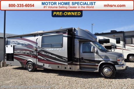 /TX  4/26/16 &lt;a href=&quot;http://www.mhsrv.com/coachmen-rv/&quot;&gt;&lt;img src=&quot;http://www.mhsrv.com/images/sold-coachmen.jpg&quot; width=&quot;383&quot; height=&quot;141&quot; border=&quot;0&quot;/&gt;&lt;/a&gt;
Used Coachmen RV for Sale- 2012 Coachmen Concord 300TS with 3 slides and 16,949 miles. This RV is approximately 31 feet in length with a Ford 6.8L engine, Ford 450 chassis, power mirrors with heat, power windows and locks, 4KW Onan generator with 56 hours, patio awning, slide-out room toppers, gas/electric water heater, Ride-Rite air assist,  tank heater, exterior shower, 5k lb. hitch, 3 camera monitoring systems, exterior entertainment center, leather sofa with sleeper, booth converts to sleeper, day/night shades, convection microwave, 3 burner range, sink covers, glass door shower, ducted A/C, 2 LCD TVs and much more. For additional information and photos please visit Motor Home Specialist at www.MHSRV.com or call 800-335-6054.