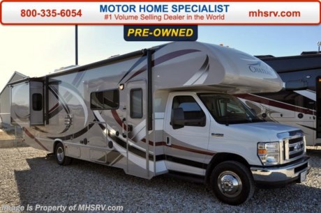 /TX 3/21/16 &lt;a href=&quot;http://www.mhsrv.com/thor-motor-coach/&quot;&gt;&lt;img src=&quot;http://www.mhsrv.com/images/sold-thor.jpg&quot; width=&quot;383&quot; height=&quot;141&quot; border=&quot;0&quot;/&gt;&lt;/a&gt;
Used Thor Motor Coach RV for Sale- 2014 Thor Motor Coach Chateau 31L with 2 slides and 10,694 miles. This RV is approximately 32 feet 6 inches in length with a Ford V10 engine, power mirrors with heat, power windows and locks, 4KW Onan generator with 34 hours, power patio awning, slide-out room toppers, gas/electric water heater, wheel simulators, tank heaters, exterior shower, 5 K lb. hitch, roof ladder, 3 camera monitoring system, exterior entertainment center, leather sofa with sleeper, booth converts to sleeper, microwave, 3 burner range with oven, solid surface counter, sink covers, glass door shower, cab over bunk, ducted A/C and much more. For additional information and photos please visit Motor Home Specialist at www.MHSRV.com or call 800-335-6054.