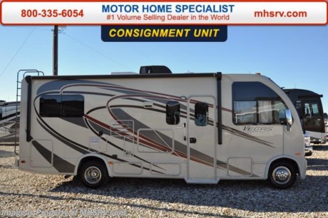 /WI 3-1-16 &lt;a href=&quot;http://www.mhsrv.com/thor-motor-coach/&quot;&gt;&lt;img src=&quot;http://www.mhsrv.com/images/sold-thor.jpg&quot; width=&quot;383&quot; height=&quot;141&quot; border=&quot;0&quot;/&gt;&lt;/a&gt;
**Consignment** Used Thor Motor Coach RV for Sale- 2015 Thor Motor Coach Vegas 24.1 with slide and only 3,287 miles. This RV is approximately 25 feet 4 inches in length with a Ford engine &amp; chassis, power mirrors with heat, 4KW Onan generator, pass-thru storage with side swing baggage doors, tank heaters, exterior shower, roof ladder, 8 K lb. hitch, 3 camera monitoring system, exterior entertainment center, night shades, microwave, 3 burner range with oven, all in 1 bath, cab over bunk, ducted A/C, 2 flat panel TVs and much more. For additional information and photos please visit Motor Home Specialist at www.MHSRV.com or call 800-335-6054.