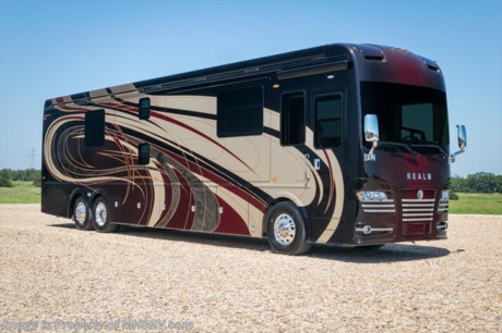 Sold 12-12-16 - The Foretravel Realm FS6 is a bespoke caliber Motor-Coach available for the first time at a sale price similar to many mass produced high-end motor-homes on the market today. Contact MHSRV.com today for complete details. An extensive video presentation is also available.
M.S.R.P. $1,097,510 - 2017 Foretravel Realm FS6 LVB (Luxury Villa Bunk) floor plan with walnut wood (true walnut; no stains) and the Manchester Mocha II interior d&#233;cor package. The LVB is unlike any luxury motor coach in the world; offering premier bunk accommodations, a digital dash, 2 full baths and a true flat floor throughout including, not only Foretravel&#39;s premium flat floor slide-out rooms, but also the bedroom to master bath transition. A few standard features include a 12.5 Quiet Diesel Generator, Upgraded 600D Hydronic Heating system and Head-Hunter water pump for ample hot water and water pressure for both showers. Also, a Rand McNally Navigation with in-dash and additional passenger side monitors, Silverleaf Total Coach Monitoring System, tire pressure sensors, tile floors and back-splashes, LED accent lighting throughout, Mobile Eye Collision Avoidance System, dual integrated power awnings, power entry door awning, exterior entertainment center, (2) electric sliding cargo trays, exterior freezer, full coach LED ground effect lighting package, incredible full body paint exterior with Armor-Coat sprayed protection below windshield, chrome grill and accent package, (2) 2800 watt inverters, electric floor heat, (2) solar panels, air mattress in sofa, dishwasher drawer, HD satellite and WiFi Ranger. It rides on the Spartan K3GT chassis, NOT TO BE CONFUSED with the Spartan K3 chassis. The K3GT is not only massive in stature, but boasts a best-in-class 20,000 lb. Independent Front Suspension, Premier Steer (adjustable steering control system), Torqued-Box Frame &amp; passive steering rear tag axle for incomparable handling and maneuverability. You will know instantly, once behind the wheel of a Realm FS6, that this chassis is truly a cut above other luxury motor coach chassis. It is powered by a Cummins 600HP diesel. You will also find advanced safety features on this unit like a fire suppression system for the engine, Tyron Bead-Lock wheel safety bands as well as the ultimate in slide-out room fit and finish.  These slides are undoubtedly head and shoulders above the competition. They feature pneumatic seals that provide a literal airtight seal completely around the entire slide-out room regardless of slide position for the premium in fit, finish and function. They also feature a power drop down flooring system that gives the Realm not only a flat-floor when extended, but a true flat-floor when retracted as well. (No carpet lips of uneven floor surfaces either in or out.) 
  
*3-YEAR or 50K MILE SPARTAN NO-COST MAINTENANCE PLAN INCLUDED - (A REALM FS6 Exclusive)
*2-YEAR or 24K MILE LIMITED WARRANTY

- Realm, by definition, is a royal kingdom; a domain within which anything may occur, prevail or dominate. The Realm of Dreams is here—Introducing the Foretravel Realm FS6, available exclusively at Motor Home Specialist, the #1 Volume Selling Motor Home Dealership in the World. MHSRV.com or call 800-335-6054. Why Pay More? Why Settle for Less?