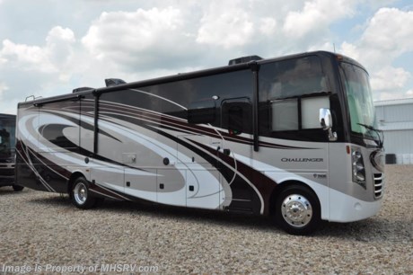 /TX 9/26/16 &lt;a href=&quot;http://www.mhsrv.com/thor-motor-coach/&quot;&gt;&lt;img src=&quot;http://www.mhsrv.com/images/sold-thor.jpg&quot; width=&quot;383&quot; height=&quot;141&quot; border=&quot;0&quot;/&gt;&lt;/a&gt; Receive a $2,000 Gift Card with purchase from Motor Home Specialist Offer Ends September 15th, 2016.   &lt;object width=&quot;400&quot; height=&quot;300&quot;&gt;&lt;param name=&quot;movie&quot; value=&quot;//www.youtube.com/v/bN591K_alkM?hl=en_US&amp;amp;version=3&quot;&gt;&lt;/param&gt;&lt;param name=&quot;allowFullScreen&quot; value=&quot;true&quot;&gt;&lt;/param&gt;&lt;param name=&quot;allowscriptaccess&quot; value=&quot;always&quot;&gt;&lt;/param&gt;&lt;embed src=&quot;//www.youtube.com/v/bN591K_alkM?hl=en_US&amp;amp;version=3&quot; type=&quot;application/x-shockwave-flash&quot; width=&quot;400&quot; height=&quot;300&quot; allowscriptaccess=&quot;always&quot; allowfullscreen=&quot;true&quot;&gt;&lt;/embed&gt;&lt;/object&gt;  MSRP $184,104. This luxury bath &amp; 1/2 model RV measures approximately 38 feet 1 inch in length and features (2) slide-out rooms, king size bed, fireplace, flat panel TV, frameless windows, exterior entertainment center, LED lighting, beautiful decor, residential refrigerator, inverter and bedroom TV. Optional equipment includes the beautiful full body paint exterior, leatherette theater seating, frameless dual pane windows and a 3-burner range with oven. The all new 2017 Thor Motor Coach Challenger also features one of the most impressive lists of standard equipment in the RV industry including a Ford Triton V-10 engine, 24-Series ford chassis with aluminum wheels, fully automatic hydraulic leveling system, all tile backsplash, electric overhead Hide-Away loft, electric patio awning with LED lighting, side hinged baggage doors, roller day/night shades, solid surface kitchen counter, dual roof A/C units, 5,500 Onan generator, water heater, heated and enclosed holding tanks and the RAPID CAMP remote system. Rapid Camp allows you to operate your slide-out room, generator, leveling jacks when applicable, power awning, selective lighting and more all from a touchscreen remote control. For additional information, brochures, and videos please visit Motor Home Specialist at MHSRV .com or Call 800-335-6054. At Motor Home Specialist we DO NOT charge any prep or orientation fees like you will find at other dealerships. All sale prices include a 200 point inspection, interior and exterior wash &amp; detail of vehicle, a thorough coach orientation with an MHSRV technician, an RV Starter&#39;s kit, a night stay in our delivery park featuring landscaped and covered pads with full hook-ups and much more. Free airport shuttle available with purchase for out-of-town buyers. Read From THOUSANDS of Testimonials at MHSRV .com and See What They Had to Say About Their Experience at Motor Home Specialist. WHY PAY MORE?...... WHY SETTLE FOR LESS?  &lt;object width=&quot;400&quot; height=&quot;300&quot;&gt;&lt;param name=&quot;movie&quot; value=&quot;//www.youtube.com/v/VZXdH99Xe00?hl=en_US&amp;amp;version=3&quot;&gt;&lt;/param&gt;&lt;param name=&quot;allowFullScreen&quot; value=&quot;true&quot;&gt;&lt;/param&gt;&lt;param name=&quot;allowscriptaccess&quot; value=&quot;always&quot;&gt;&lt;/param&gt;&lt;embed src=&quot;//www.youtube.com/v/VZXdH99Xe00?hl=en_US&amp;amp;version=3&quot; type=&quot;application/x-shockwave-flash&quot; width=&quot;400&quot; height=&quot;300&quot; allowscriptaccess=&quot;always&quot; allowfullscreen=&quot;true&quot;&gt;&lt;/embed&gt;&lt;/object&gt;