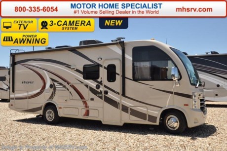 6-19-17 &lt;a href=&quot;http://www.mhsrv.com/thor-motor-coach/&quot;&gt;&lt;img src=&quot;http://www.mhsrv.com/images/sold-thor.jpg&quot; width=&quot;383&quot; height=&quot;141&quot; border=&quot;0&quot;/&gt;&lt;/a&gt; MSRP $106,037. Thor Motor Coach has done it again with the world&#39;s first RUV! (Recreational Utility Vehicle) Check out the all new 2017 Thor Motor Coach Vegas RUV Model 25.4 with Slide-Out Room! The Vegas combines Style, Function, Affordability &amp; Innovation like no other RV available in the industry today! It is powered by a Ford Triton V-10 engine and built on the Ford E-450 Super Duty chassis providing a lower center of gravity and ease of drivability normally found only in a class C RV, but now available in this mini class A motorhome measuring approximately 27 feet in length. Taking superior drivability even one step further, the Vegas will also feature something normally only found in a high-end luxury diesel pusher motor coach... an Independent Front Suspension system! With a style all its own the Vegas will provide superior handling and fuel economy and appeal to couples &amp; family RVers as well. You will also find a full size power drop down bunk above the cockpit, Dream Dinette, slide, flip-up countertop, spacious living room and even pass-through exterior storage. Optional equipment includes the HD-Max colored sidewalls and graphics, 12V attic fan, 3 burner range with oven, upgraded 15.0 BTU A/C and heated holding tanks with heat pads. You will also be pleased to find a host of feature appointments that include tinted and frameless windows, exterior TV, bedroom TV, second auxiliary battery, a power patio awning with LED lights, convection microwave (N/A with oven option), 3 burner cooktop, living room TV, LED ceiling lights, Onan 4000 generator, gas/electric water heater, power and heated mirrors with integrated side-view cameras, back-up camera, 8,000lb. trailer hitch, cabinet doors with designer door fronts and a spacious cockpit design with unparalleled visibility as well as a fold out map/laptop table and an additional cab table that can easily be stored when traveling.  For additional coach information, brochures, window sticker, videos, photos, Vegas reviews, testimonials as well as additional information about Motor Home Specialist and our manufacturers&#39; please visit us at MHSRV .com or call 800-335-6054. At Motor Home Specialist we DO NOT charge any prep or orientation fees like you will find at other dealerships. All sale prices include a 200 point inspection, interior and exterior wash &amp; detail of vehicle, a thorough coach orientation with an MHS technician, an RV Starter&#39;s kit, a night stay in our delivery park featuring landscaped and covered pads with full hook-ups and much more. Free airport shuttle available with purchase for out-of-town buyers. WHY PAY MORE?... WHY SETTLE FOR LESS? 