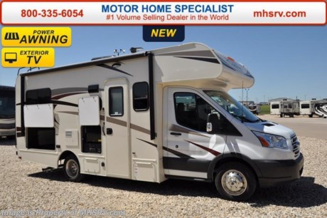 /TX 5-9-16 &lt;a href=&quot;http://www.mhsrv.com/coachmen-rv/&quot;&gt;&lt;img src=&quot;http://www.mhsrv.com/images/sold-coachmen.jpg&quot; width=&quot;383&quot; height=&quot;141&quot; border=&quot;0&quot;/&gt;&lt;/a&gt;
Family Owned &amp; Operated and the #1 Volume Selling Motor Home Dealer in the World as well as the #1 Coachmen Dealer in the World. &lt;object width=&quot;400&quot; height=&quot;300&quot;&gt;&lt;param name=&quot;movie&quot; value=&quot;http://www.youtube.com/v/fBpsq4hH-Ws?version=3&amp;amp;hl=en_US&quot;&gt;&lt;/param&gt;&lt;param name=&quot;allowFullScreen&quot; value=&quot;true&quot;&gt;&lt;/param&gt;&lt;param name=&quot;allowscriptaccess&quot; value=&quot;always&quot;&gt;&lt;/param&gt;&lt;embed src=&quot;http://www.youtube.com/v/fBpsq4hH-Ws?version=3&amp;amp;hl=en_US&quot; type=&quot;application/x-shockwave-flash&quot; width=&quot;400&quot; height=&quot;300&quot; allowscriptaccess=&quot;always&quot; allowfullscreen=&quot;true&quot;&gt;&lt;/embed&gt;&lt;/object&gt;  
MSRP $78,644. New 2017 Coachmen Freelander Model 20CB. This Class C RV is approximately 23 feet 7 inches in length and features an over head loft, Ford Transit Chassis and a Ford V6 3.7L engine. This beautiful class C RV includes Coachmen&#39;s freelander Micro Minnie Value package which features tinted windows, 2 burner range top, stainless steel wheel inserts, monitor on rear view mirror, power awning, LED interior lighting, solar ready, rear ladder, hitch and wire, Onan generator, roller bearing drawer glides and the Travel easy roadside assistance.  Additional options include an exterior privacy windshield cover, heated tanks, child safety net &amp; ladder, 15.0 BTU A/C with heat pump, upgraded mattress, exterior entertainment center and a coach TV/ DVD player. For additional coach information, brochures, window sticker, videos, photos, Freelander reviews, testimonials as well as additional information about Motor Home Specialist and our manufacturers&#39; please visit us at MHSRV .com or call 800-335-6054. At Motor Home Specialist we DO NOT charge any prep or orientation fees like you will find at other dealerships. All sale prices include a 200 point inspection, interior and exterior wash &amp; detail of vehicle, a thorough coach orientation with an MHS technician, an RV Starter&#39;s kit, a night stay in our delivery park featuring landscaped and covered pads with full hook-ups and much more. Free airport shuttle available with purchase for out-of-town buyers. WHY PAY MORE?... WHY SETTLE FOR LESS?  