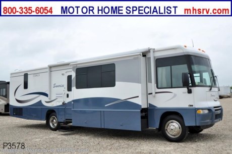 &lt;a href=&quot;http://www.mhsrv.com/other-rvs-for-sale/itasca-rv/&quot;&gt;&lt;img src=&quot;http://www.mhsrv.com/images/sold_itasca.jpg&quot; width=&quot;383&quot; height=&quot;141&quot; border=&quot;0&quot; /&gt;&lt;/a&gt;
Texas RV SalesRV SOLD 6/25/10 - 2006 Itasca Sunrise with 3 slides, model 38J and only 8,046 miles! This RV is approximately 38&#39; in length and features a powerful 8.1L Chevrolet engine, Workhorse chassis, 5.5KW Onan generator, HWH leveling system, (2) TVs, surround sound, back-up camera system, electric awning, Central ducted A/C, 4-door refrigerator with ice maker, 50 amp service, roof ladder, power steps, wheel simulators, drivers door, exterior shower, slide-out room toppers, grade brake, cruise, tilt, cab fans, power mirrors with heat, power window, tile flooring, VCR, DVD, convection/microwave, gas stovetop with oven, gas/electric water heater, EMS, dual pane glass, day/night shades, queen bed and much more. 