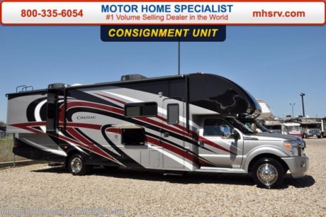 /NM 4-11-16 &lt;a href=&quot;http://www.mhsrv.com/thor-motor-coach/&quot;&gt;&lt;img src=&quot;http://www.mhsrv.com/images/sold-thor.jpg&quot; width=&quot;383&quot; height=&quot;141&quot; border=&quot;0&quot;/&gt;&lt;/a&gt;
**Consignment** Used Thor Motor Coach RV for Sale- 2014 Thor Motor Coach Chateau 35SK Super C with 2 slides and 2,547 miles. This RV is approximately 36 feet 2 inches in length with a Ford 6.7L engine, Ford chassis, power mirrors, power windows and locks, 6KW Onan generator 268 hours with AGS, power patio awning, slide-out room toppers, gas/electric water heater, pass-thru storage with side swing baggage doors, exterior shower, roof ladder, 10K lb. hitch, 3 camera monitoring system, exterior entertainment center, inverter, booth converts to sleeper, sofa with sleeper, solar/black-out shades, 3 burner range with oven, solid surface counter, residential refrigerator, king bed, 2 ducted A/Cs, flat panel TVs and much more. For additional information and photos please visit Motor Home Specialist at www.MHSRV.com or call 800-335-6054.
