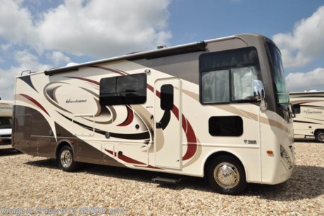/TX 9/26/16 &lt;a href=&quot;http://www.mhsrv.com/thor-motor-coach/&quot;&gt;&lt;img src=&quot;http://www.mhsrv.com/images/sold-thor.jpg&quot; width=&quot;383&quot; height=&quot;141&quot; border=&quot;0&quot;/&gt;&lt;/a&gt; Visit MHSRV.com or Call 800-335-6054 for Upfront &amp; Every Day Low Sale Price! Family Owned &amp; Operated and the #1 Volume Selling Motor Home Dealer in the World as well as the #1 Thor Motor Coach Dealer in the World.  &lt;object width=&quot;400&quot; height=&quot;300&quot;&gt;&lt;param name=&quot;movie&quot; value=&quot;//www.youtube.com/v/VZXdH99Xe00?hl=en_US&amp;amp;version=3&quot;&gt;&lt;/param&gt;&lt;param name=&quot;allowFullScreen&quot; value=&quot;true&quot;&gt;&lt;/param&gt;&lt;param name=&quot;allowscriptaccess&quot; value=&quot;always&quot;&gt;&lt;/param&gt;&lt;embed src=&quot;//www.youtube.com/v/VZXdH99Xe00?hl=en_US&amp;amp;version=3&quot; type=&quot;application/x-shockwave-flash&quot; width=&quot;400&quot; height=&quot;300&quot; allowscriptaccess=&quot;always&quot; allowfullscreen=&quot;true&quot;&gt;&lt;/embed&gt;&lt;/object&gt; 
MSRP $132,114. New 2017 Thor Motor Coach Hurricane: 29M Model. The 2017 Hurricane measures approximately 31 feet in length with heated and enclosed underbelly, power front shade, exterior TV, bedroom TV, second auxiliary battery, overhead loft, LED ceiling lighting, drivers side full wall slide, king size bed and a power Hide-Away overhead loft. Optional equipment includes the beautiful HD-Max with partial accent paint, power drivers seat, 12V attic fan, rear A/C, 5.5KW Onan generator and a 50 amp power cord. The all new Thor Motor Coach Hurricane RV also features a Ford chassis with Triton V-10 Ford engine, automatic hydraulic leveling jacks, large flat panel TV, tinted one piece windshield, frameless windows, power patio awning with LED lighting, night shades, kitchen backsplash, refrigerator, microwave and much more. For additional coach information, brochures, window sticker, videos, photos, Hurricane reviews, testimonials as well as additional information about Motor Home Specialist and our manufacturers&#39; please visit us at MHSRV .com or call 800-335-6054. At Motor Home Specialist we DO NOT charge any prep or orientation fees like you will find at other dealerships. All sale prices include a 200 point inspection, interior and exterior wash &amp; detail of vehicle, a thorough coach orientation with an MHS technician, an RV Starter&#39;s kit, a night stay in our delivery park featuring landscaped and covered pads with full hook-ups and much more. Free airport shuttle available with purchase for out-of-town buyers. WHY PAY MORE?... WHY SETTLE FOR LESS? 